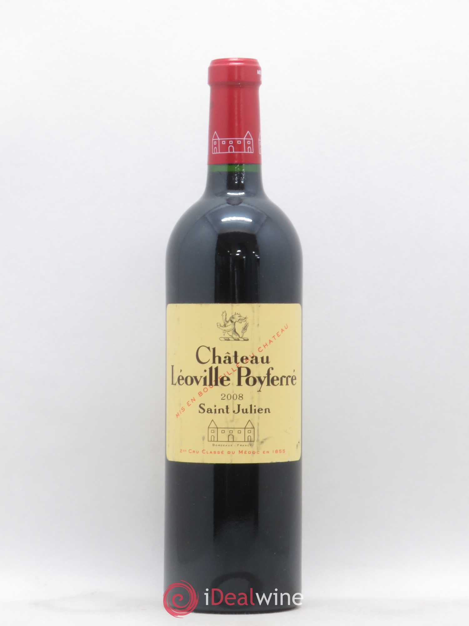 Château Léoville Poyferré 2ème Grand Cru Classé 2008 - Lot de 1 bouteille - 0
