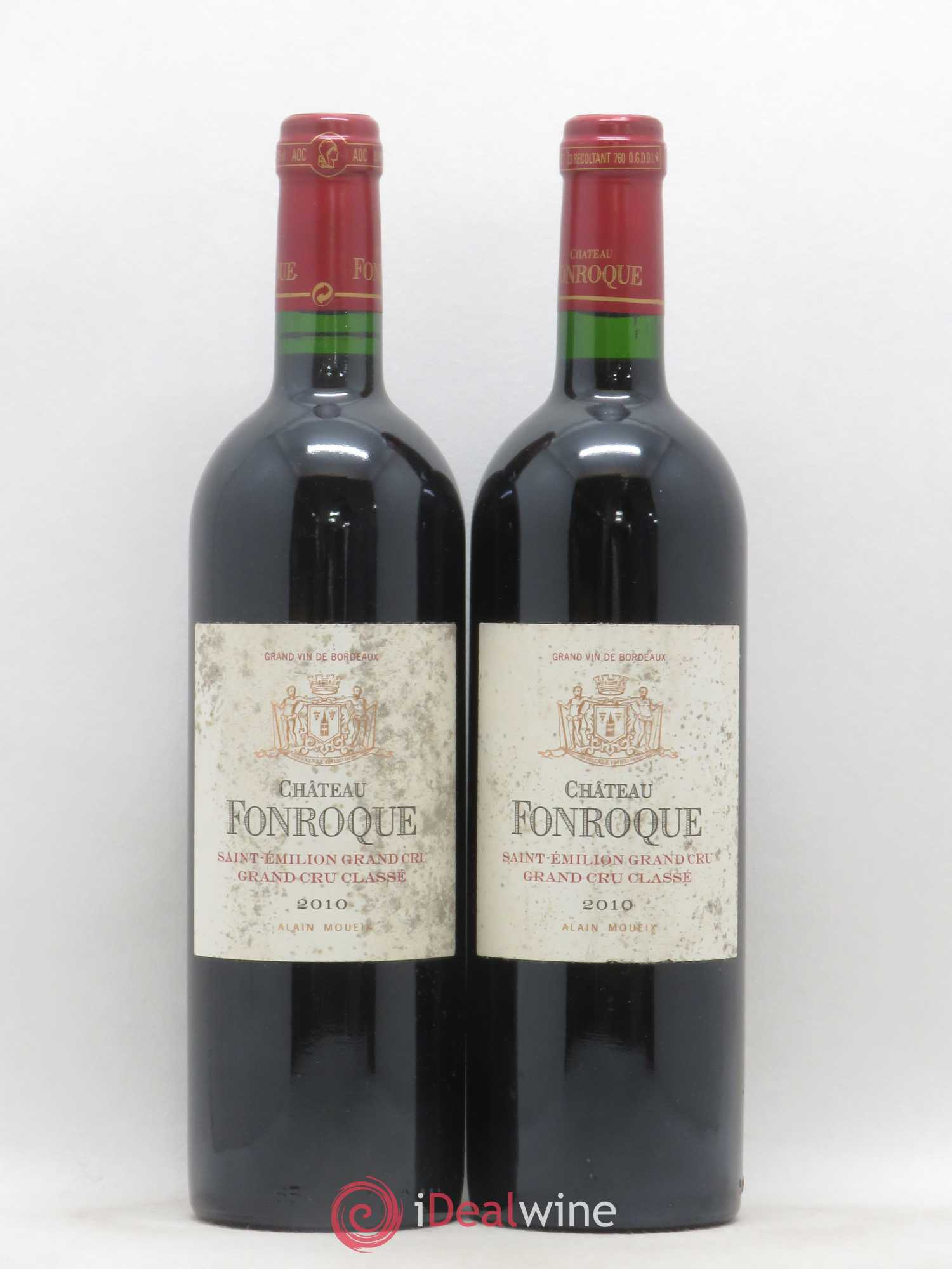 Château Fonroque Grand Cru Classé 2010 - Lot de 2 bouteilles - 0