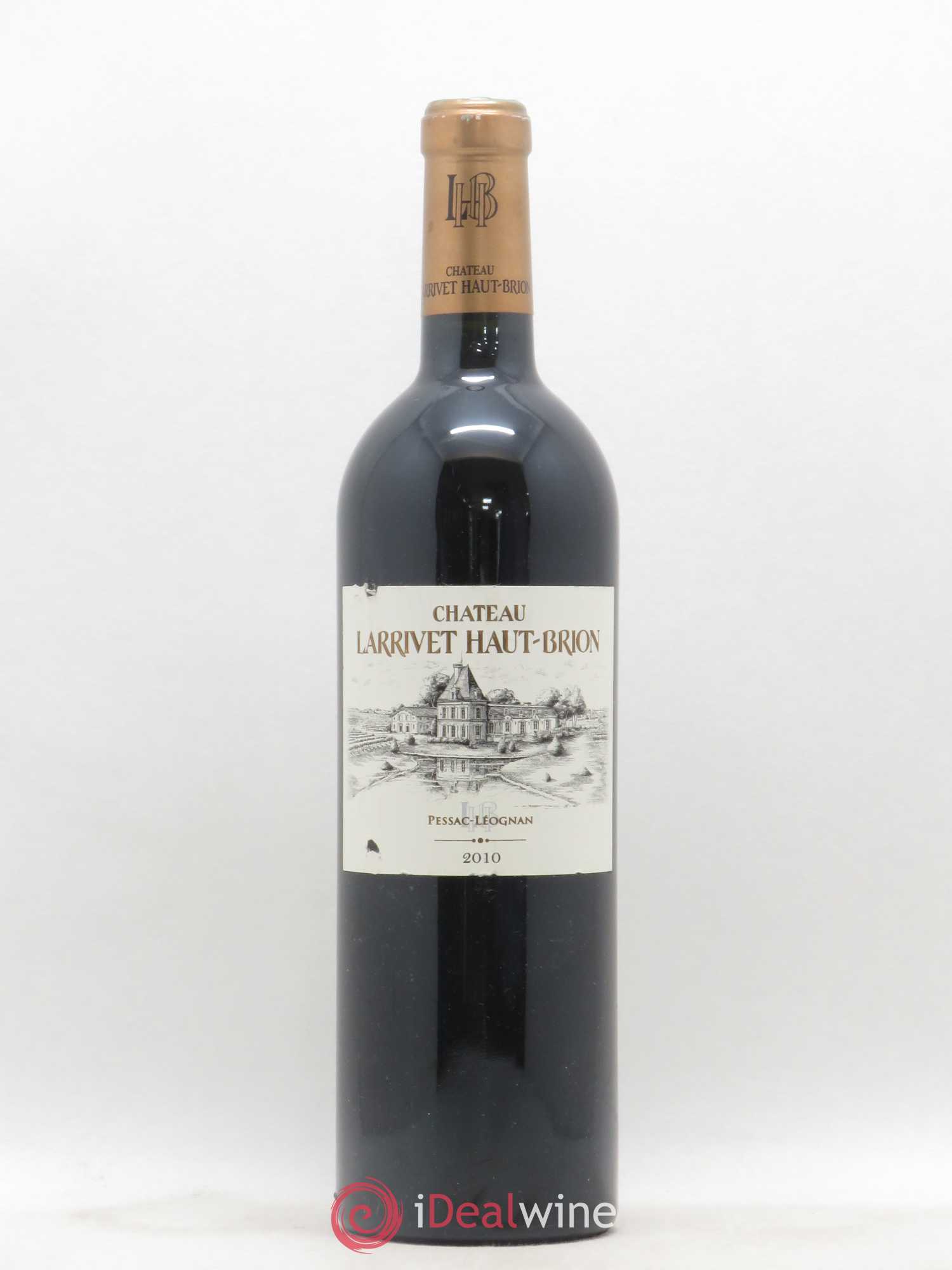 Château Larrivet Haut-Brion 2010 - Lot de 1 bouteille - 0