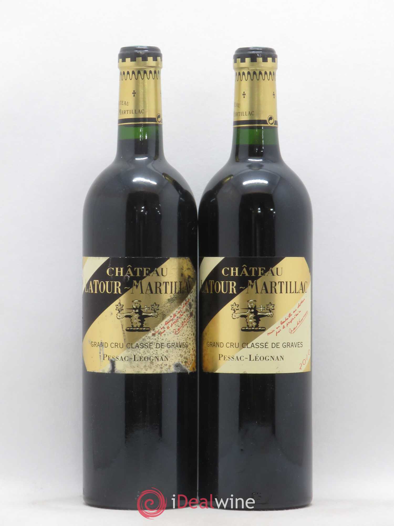 Château Latour-Martillac Cru Classé de Graves 2010 - Lot de 2 bouteilles - 0