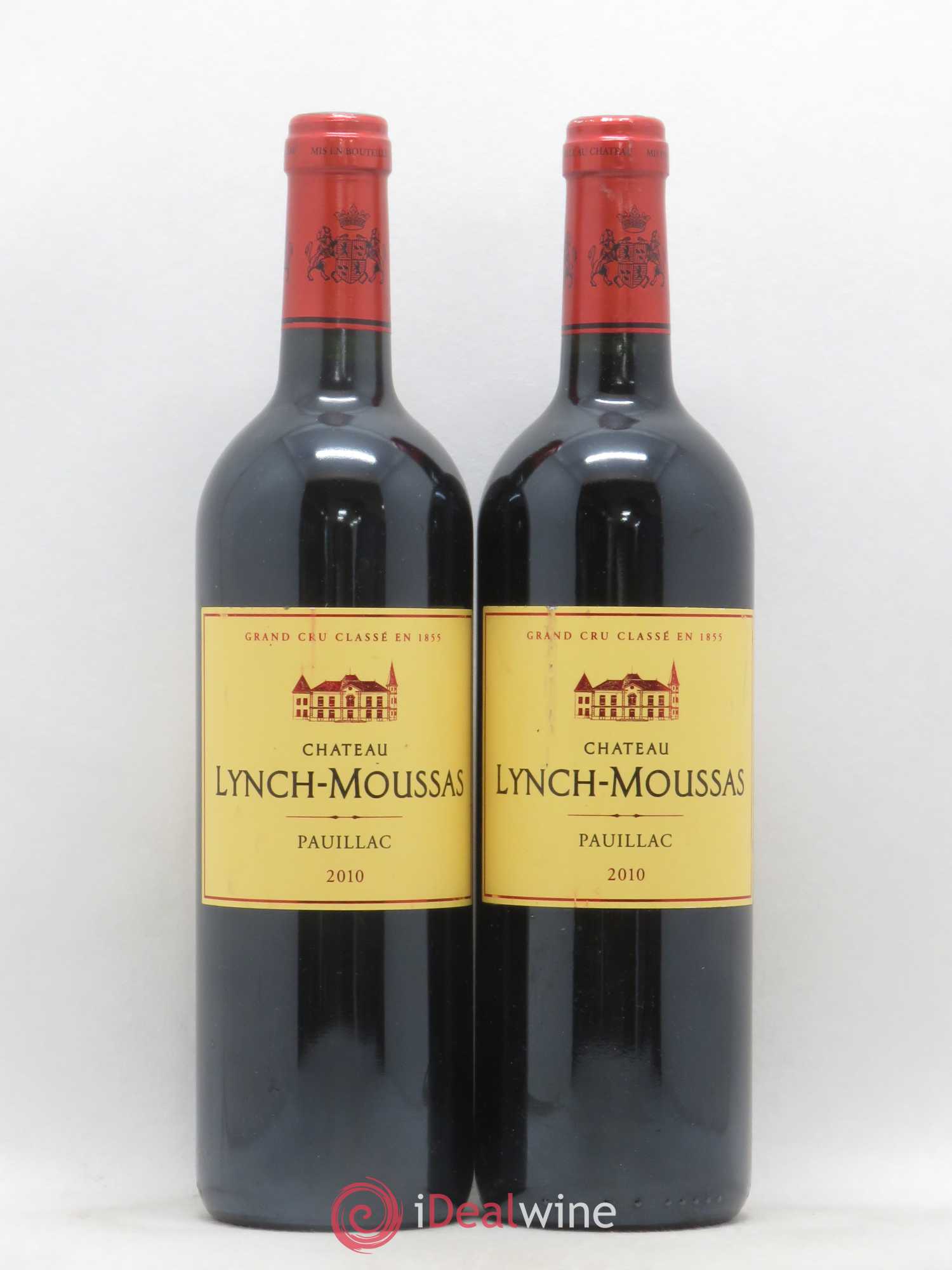 Château Lynch Moussas 5ème Grand Cru Classé 2010 - Lot de 2 bouteilles - 0