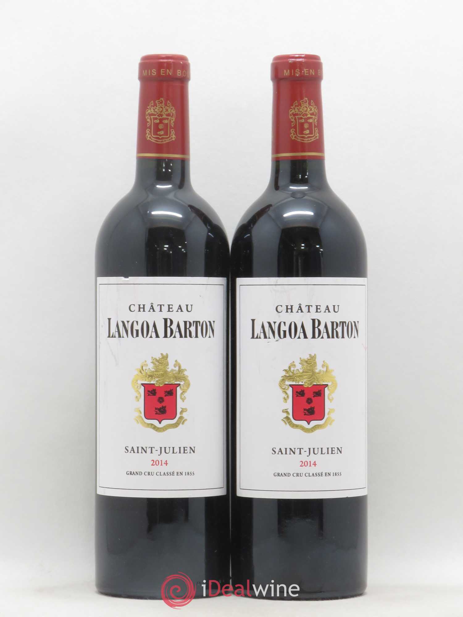 Château Langoa Barton 3ème Grand Cru Classé 2014 - Lot de 2 bouteilles - 0