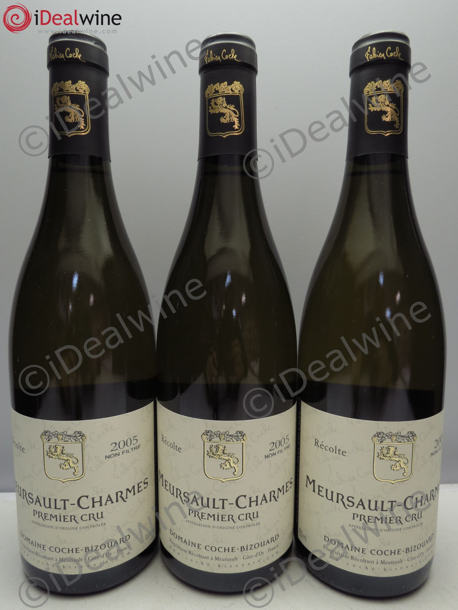 Meursault 1er Cru Coche-Bizouard 2005 - Posten von 3 Flaschen - 0