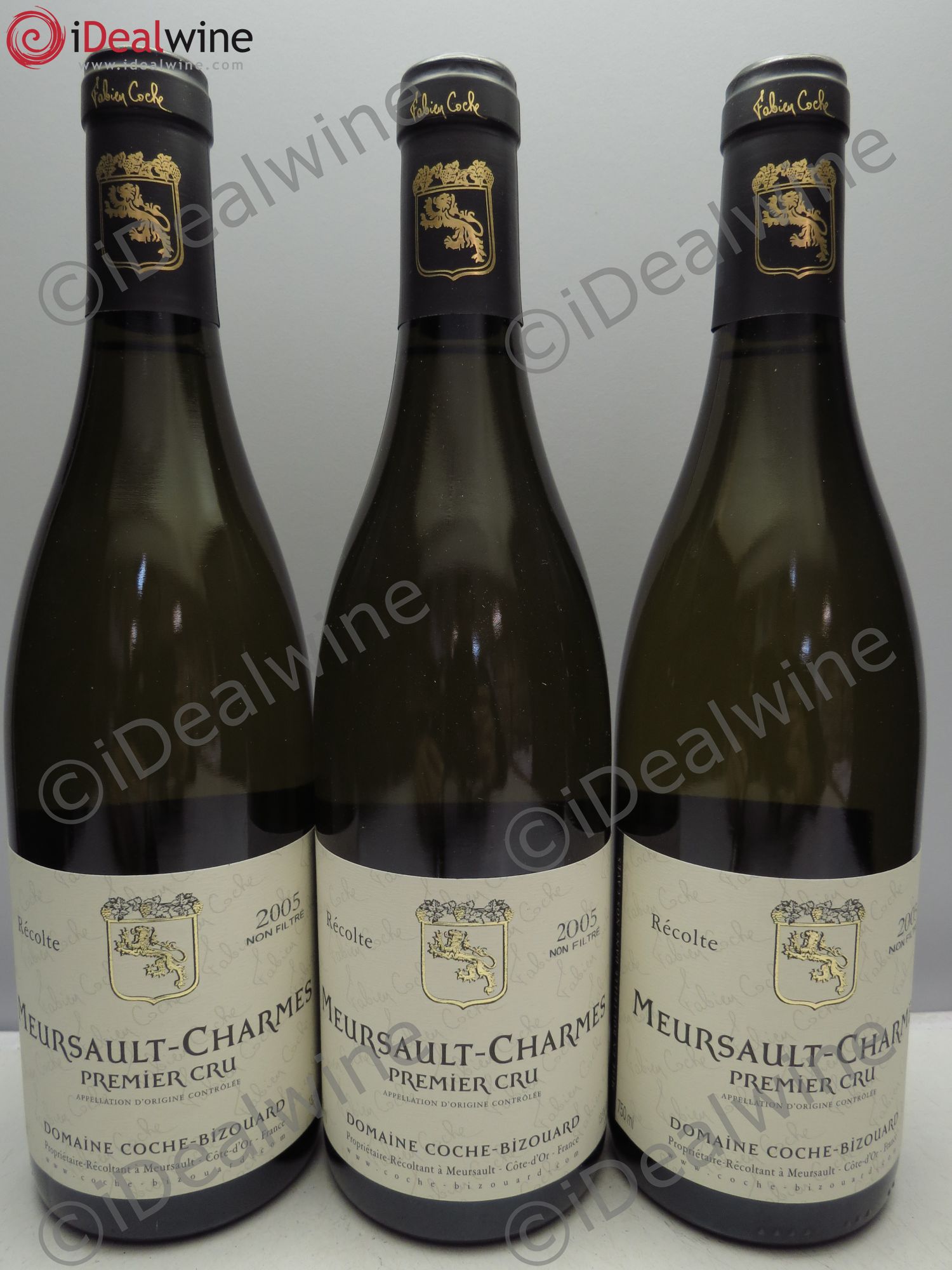 Meursault 1er Cru Coche-Bizouard 2005 - Posten von 3 Flaschen - 0