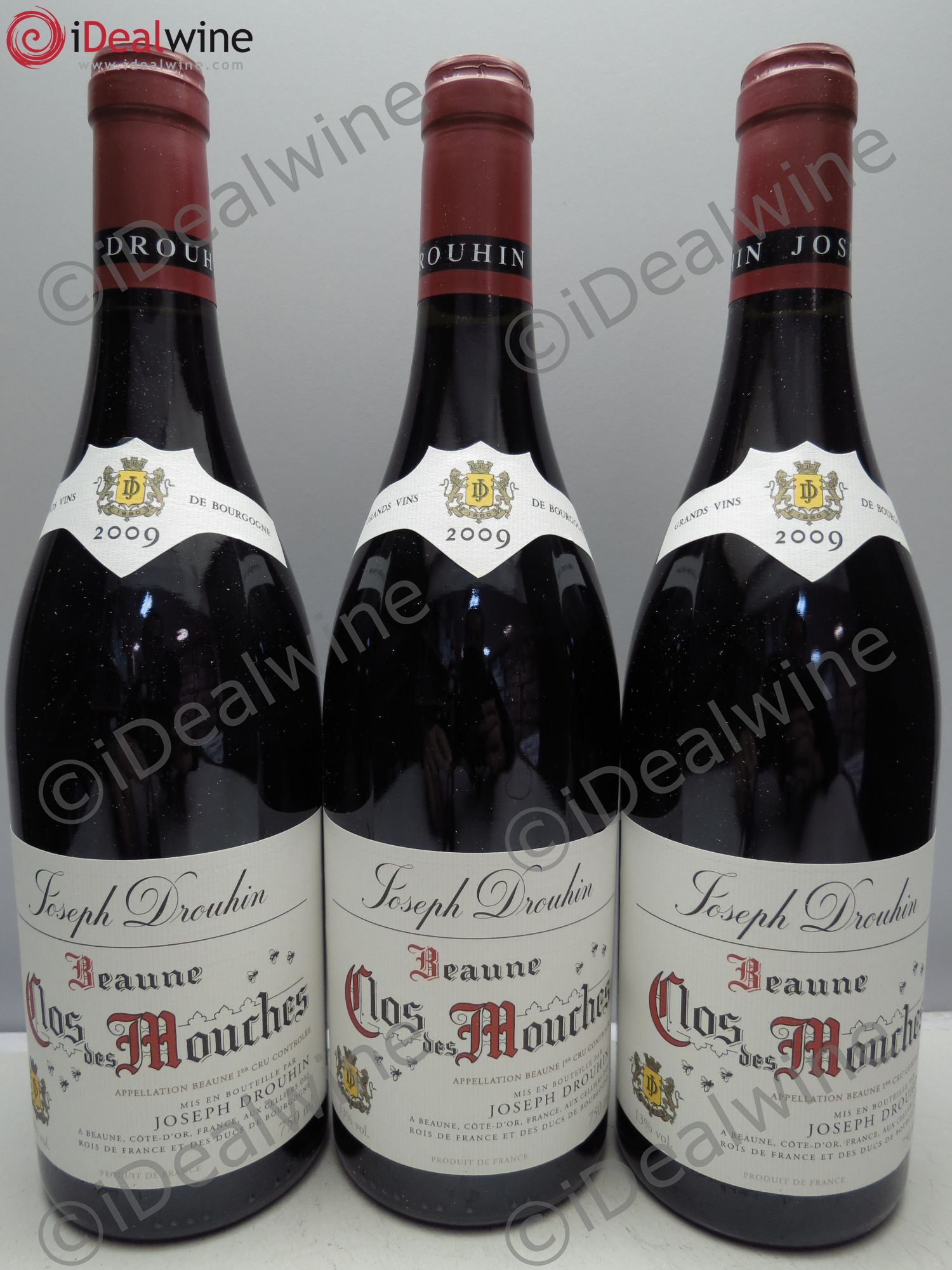 Beaune 1er Cru Clos des Mouches Joseph Drouhin 2009 - Lot de 3 bouteilles - 0