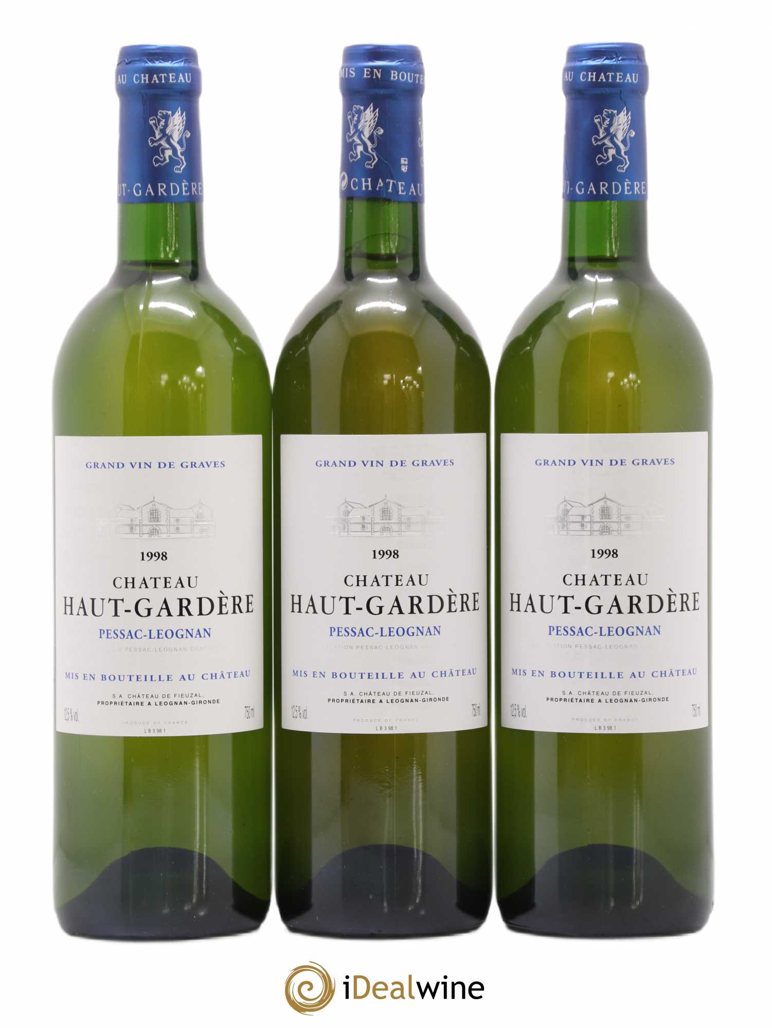 Château Haut-Gardère  (sans prix de réserve) 1998 - Lot de 6 bouteilles - 2