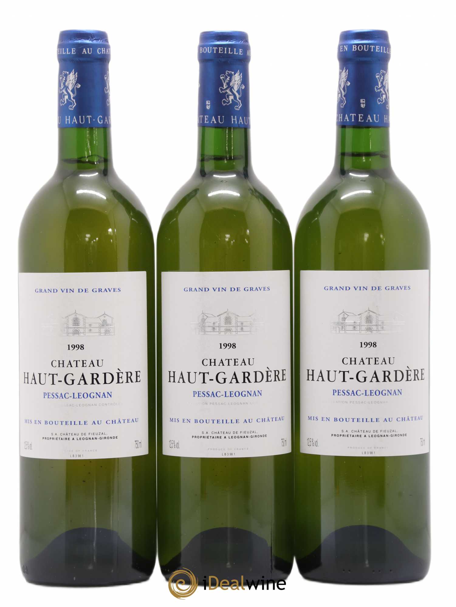 Château Haut-Gardère  (sans prix de réserve) 1998 - Lot de 6 bouteilles - 2