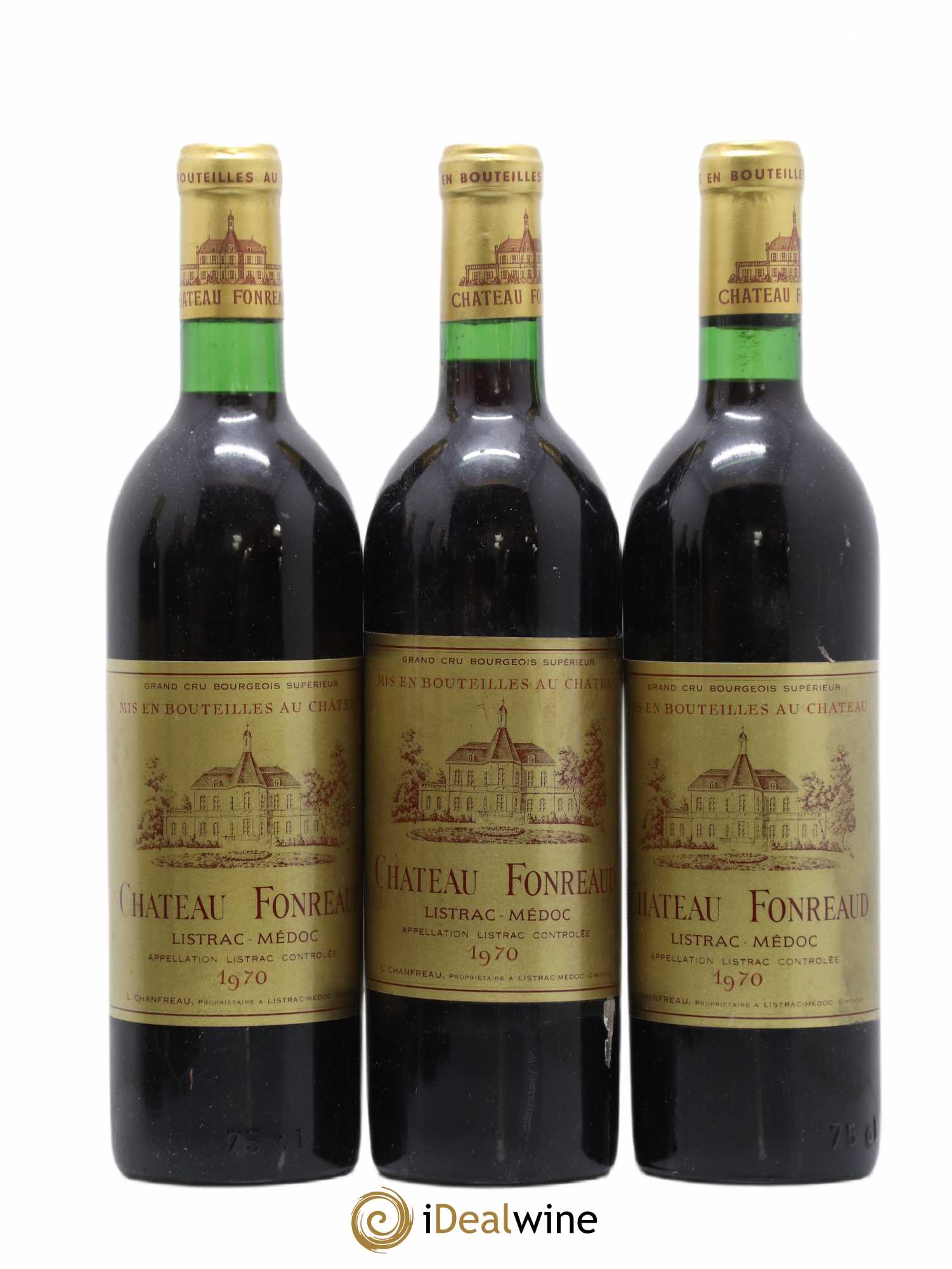 Château Fonréaud Cru Bourgeois  (sans prix de réserve) 1970 - Lot de 6 bouteilles - 1