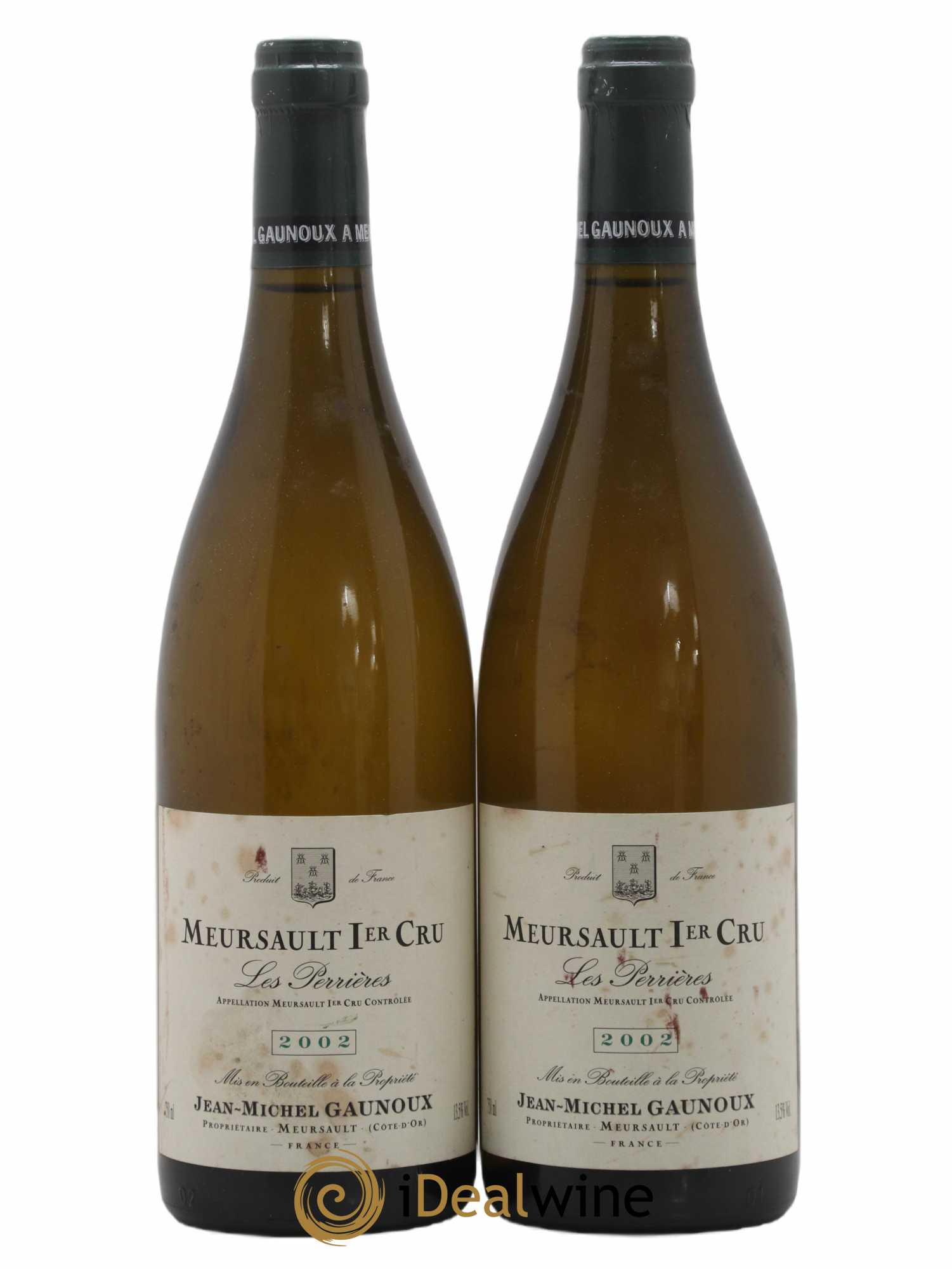 Meursault 1er Cru Perrières Jean-Michel Gaunoux 2002 - Lot de 2 bouteilles - 0