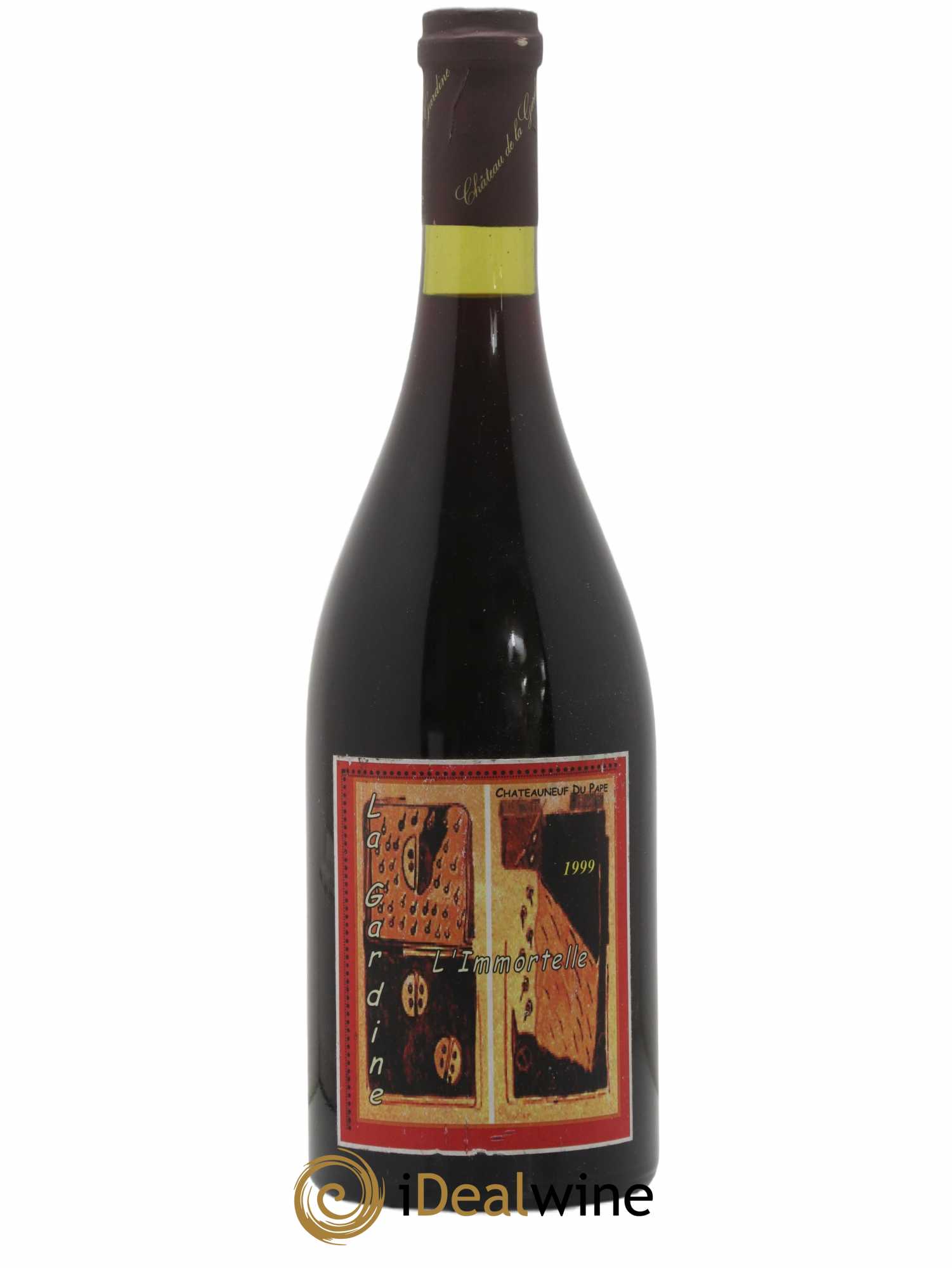 Châteauneuf-du-Pape Château de La Gardine L'Immortelle Famille Brunel 1999 - Lot de 1 bouteille - 0