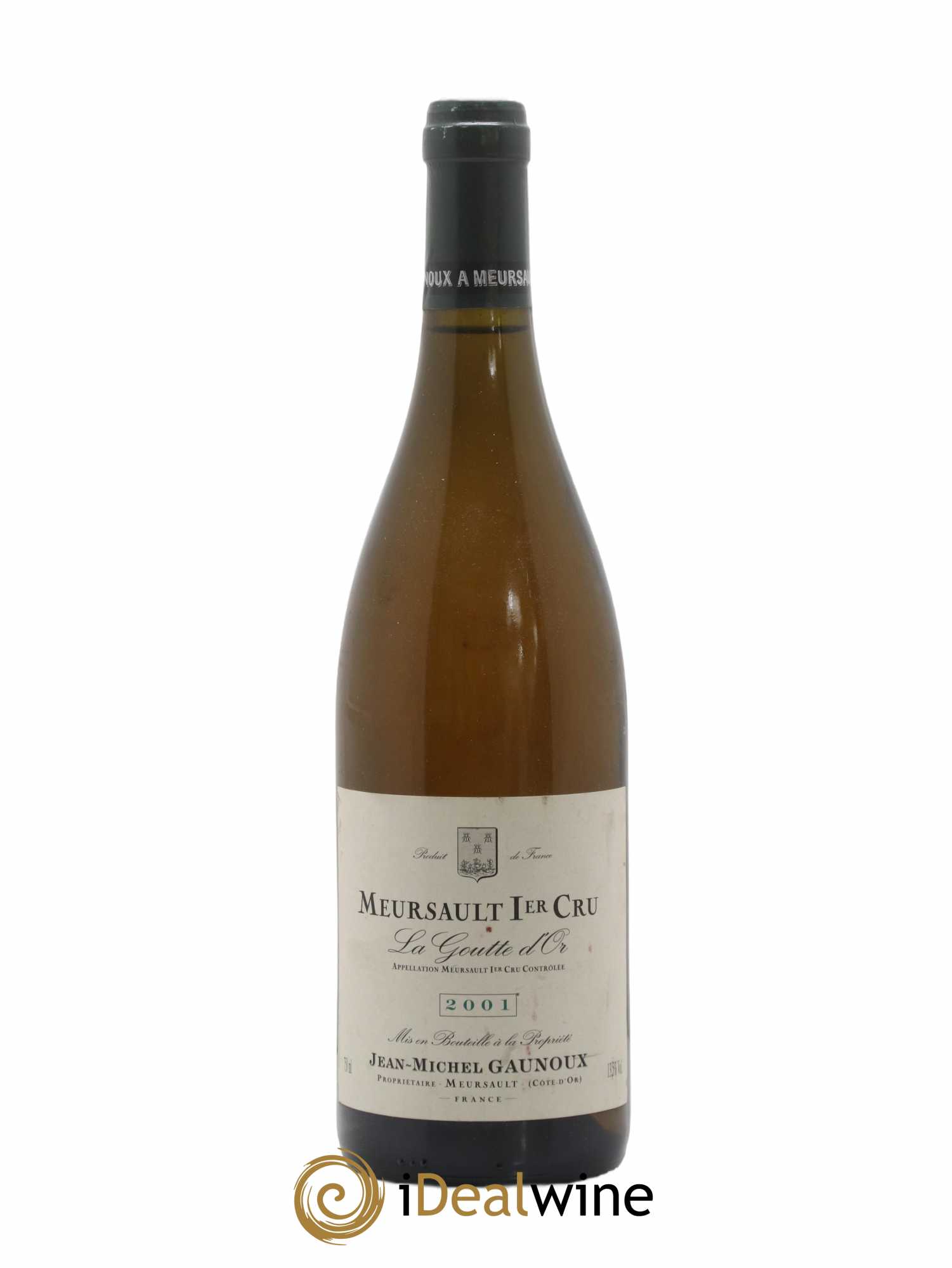 Meursault 1er Cru Gouttes d'Or Jean-Michel Gaunoux 2001 - Lot de 1 bouteille - 0