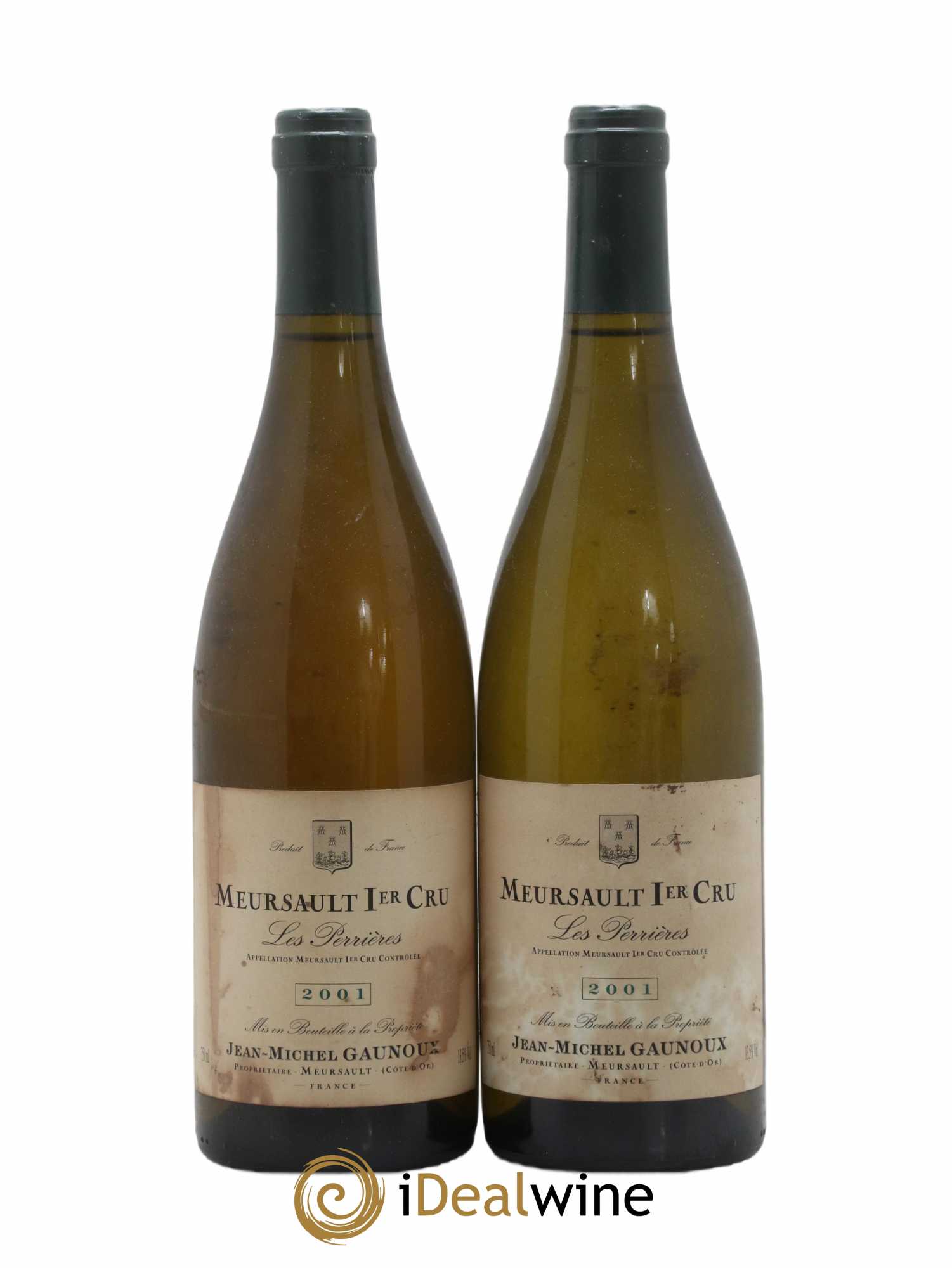 Meursault 1er Cru Perrières Jean-Michel Gaunoux 2001 - Lot de 2 bouteilles - 0