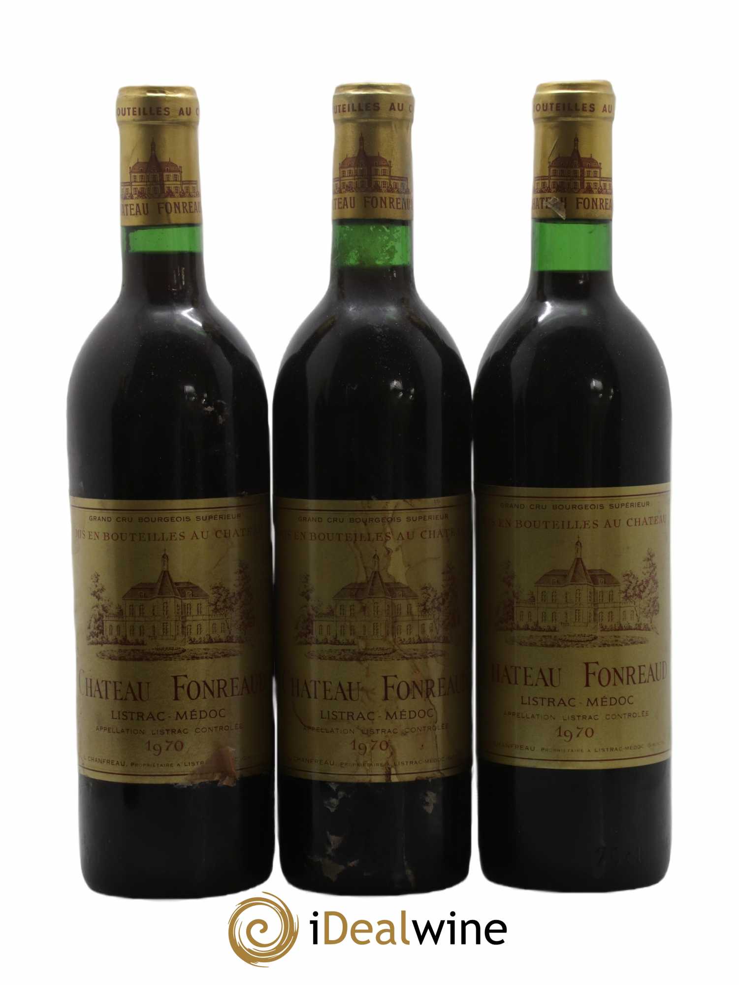 Listrac Fondreaud (no reserve) 1970 - Lot of 12 bottles - 3