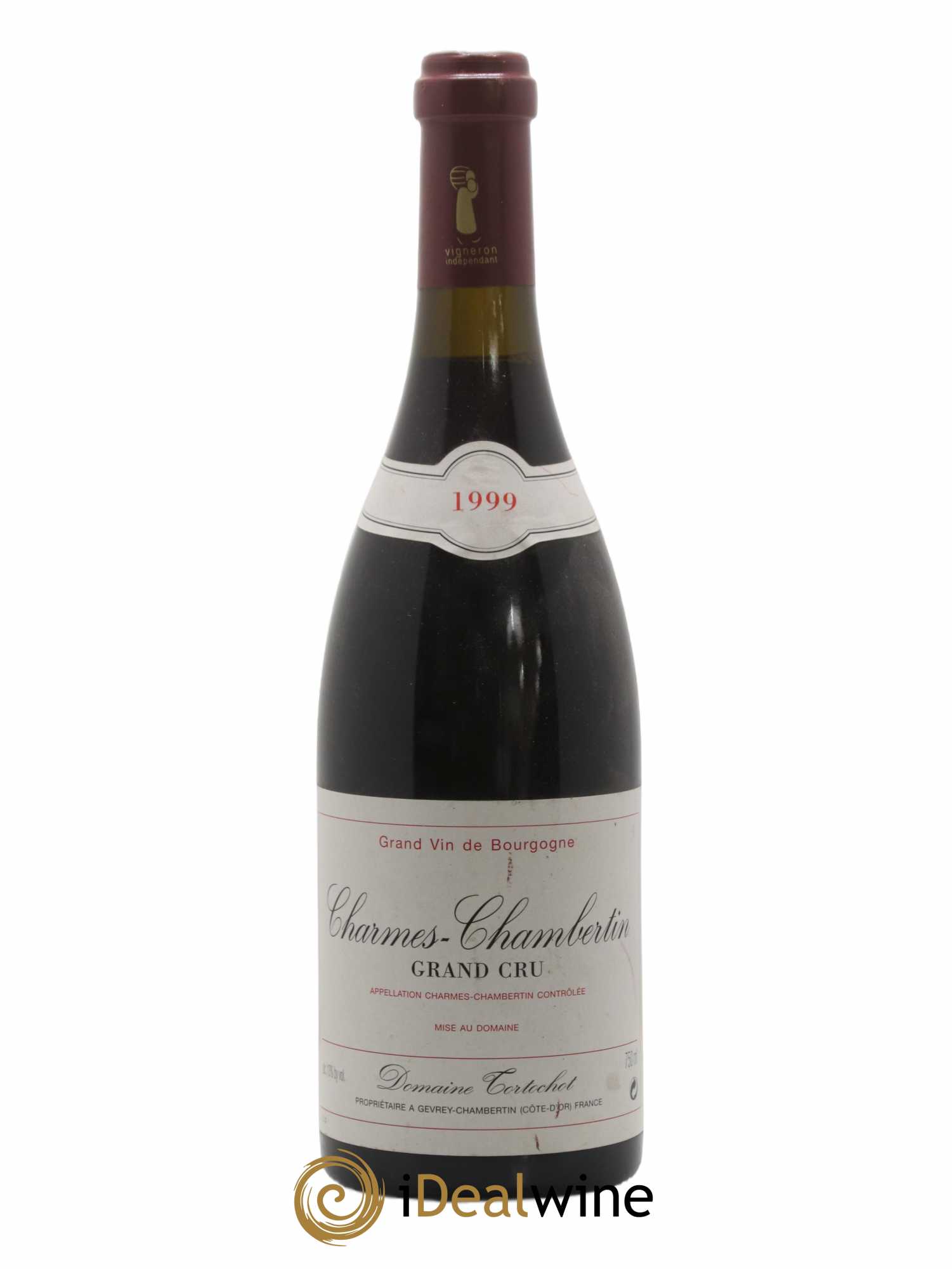 Charmes-Chambertin Grand Cru Tortochot (Domaine) 1999 - Lot de 1 bouteille - 0