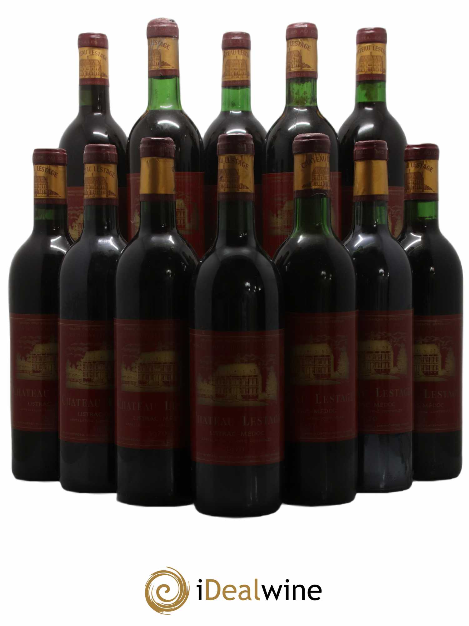 Château Lestage Cru Bourgeois (sans prix de réserve) 1970 - Lot de 12 bouteilles - 0