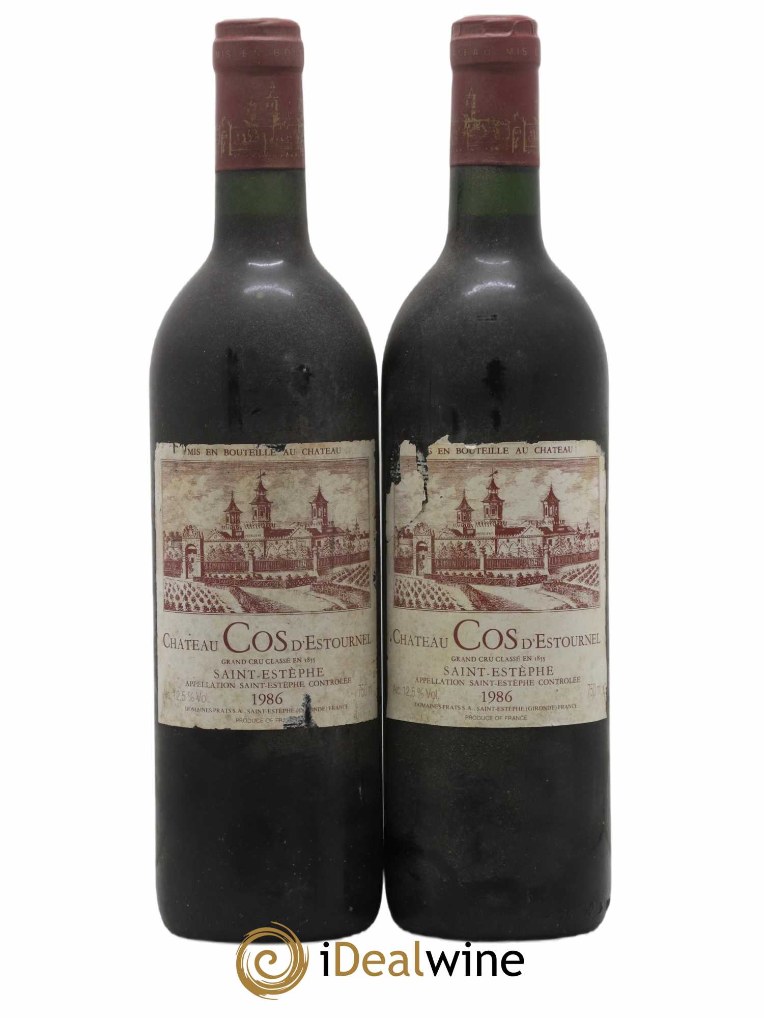 Cos d'Estournel 2ème Grand Cru Classé 1986 - Lot de 2 bouteilles - 0