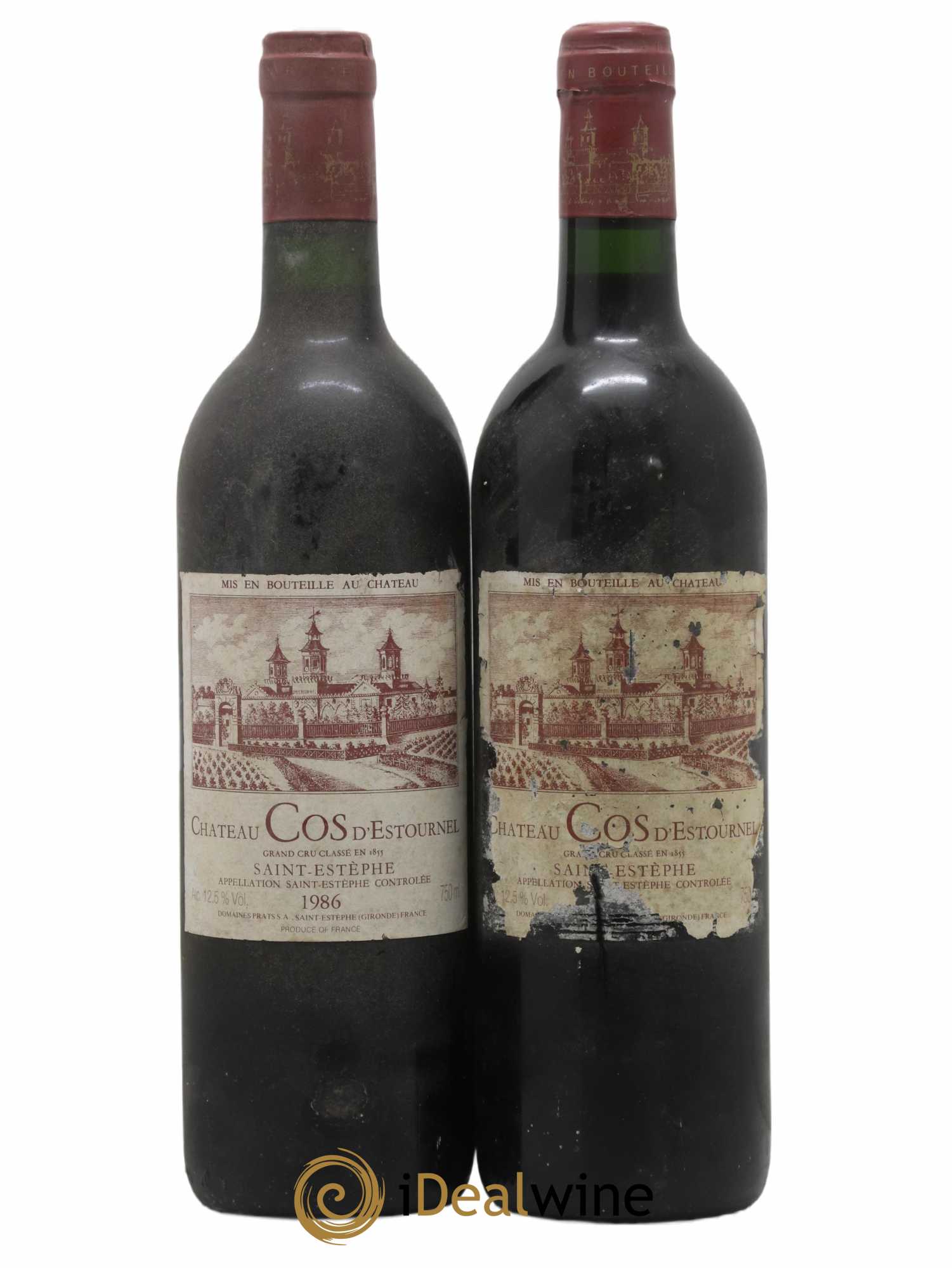 Cos d'Estournel 2ème Grand Cru Classé 1986 - Lot de 2 bouteilles - 0