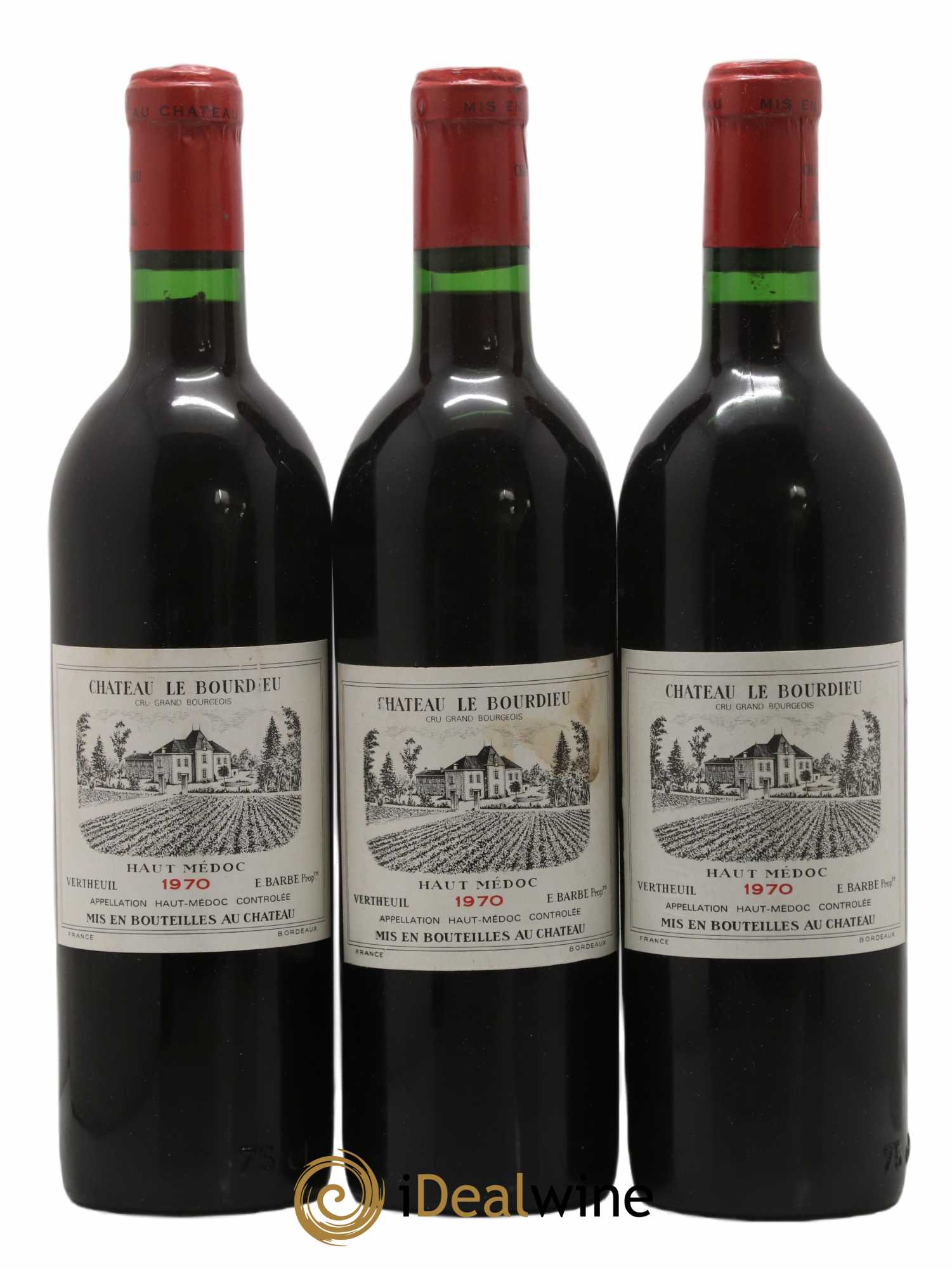 Château le Bourdieu Cru Bourgeois 1970 - Lot de 6 bouteilles - 2