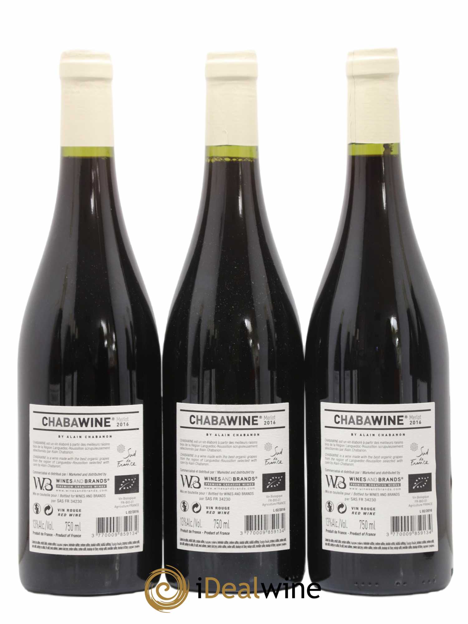 Vin de France Chabawine Alain Chabanon (sans prix de réserve) 2016 - Posten von 12 Flaschen - 4