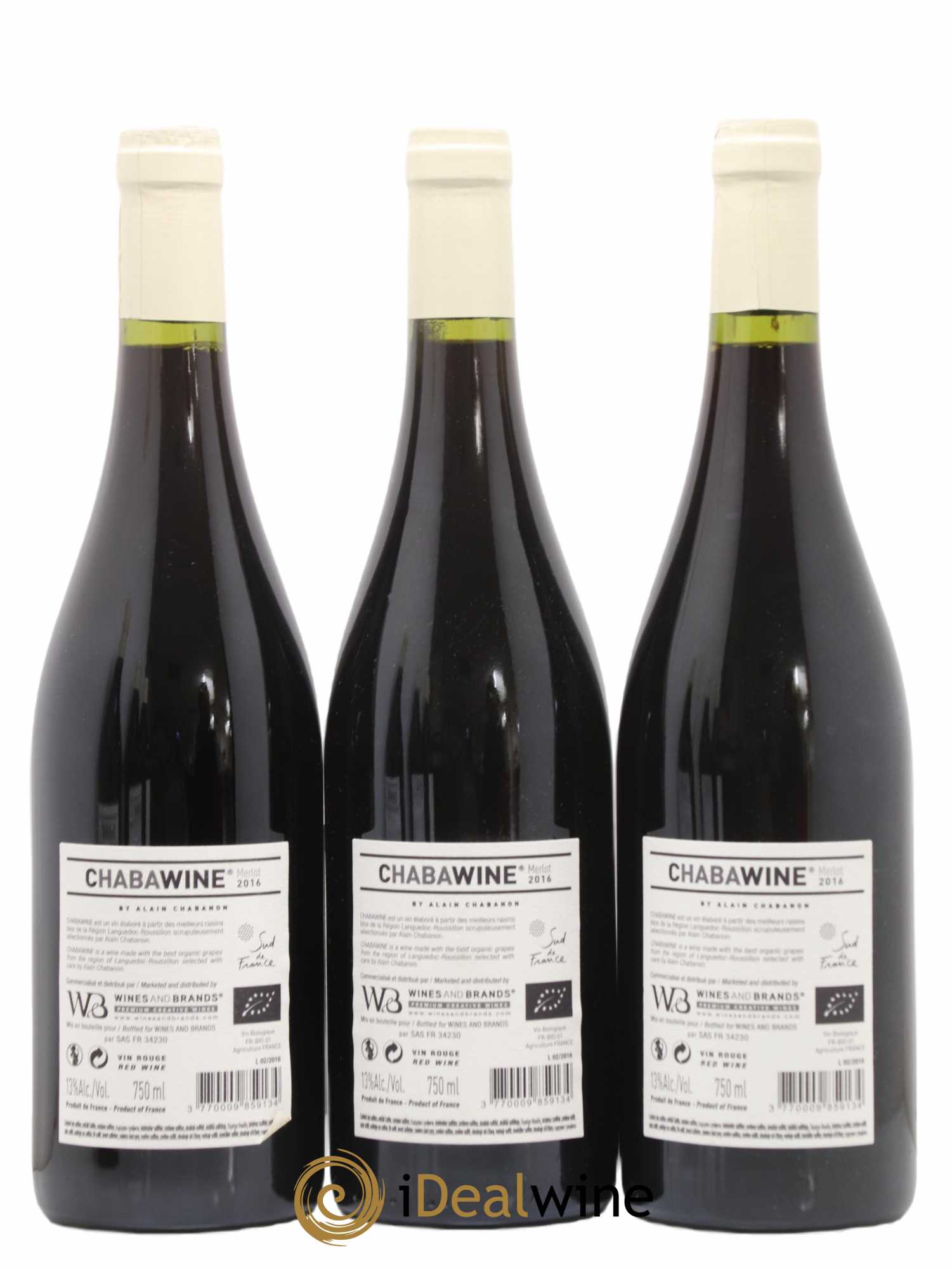 Vin de France Chabawine Alain Chabanon (sans prix de réserve) 2016 - Posten von 12 Flaschen - 6