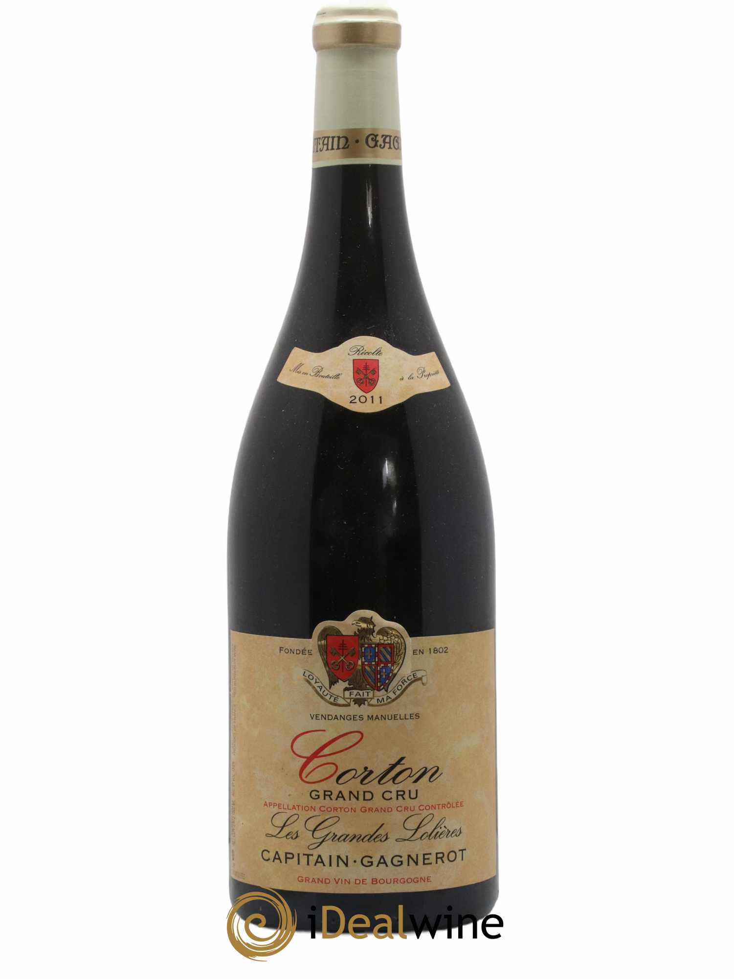 Corton Grand Cru Les Grandes Lolieres Capitain Gagnerot 2011 - Lot de 1 magnum - 0