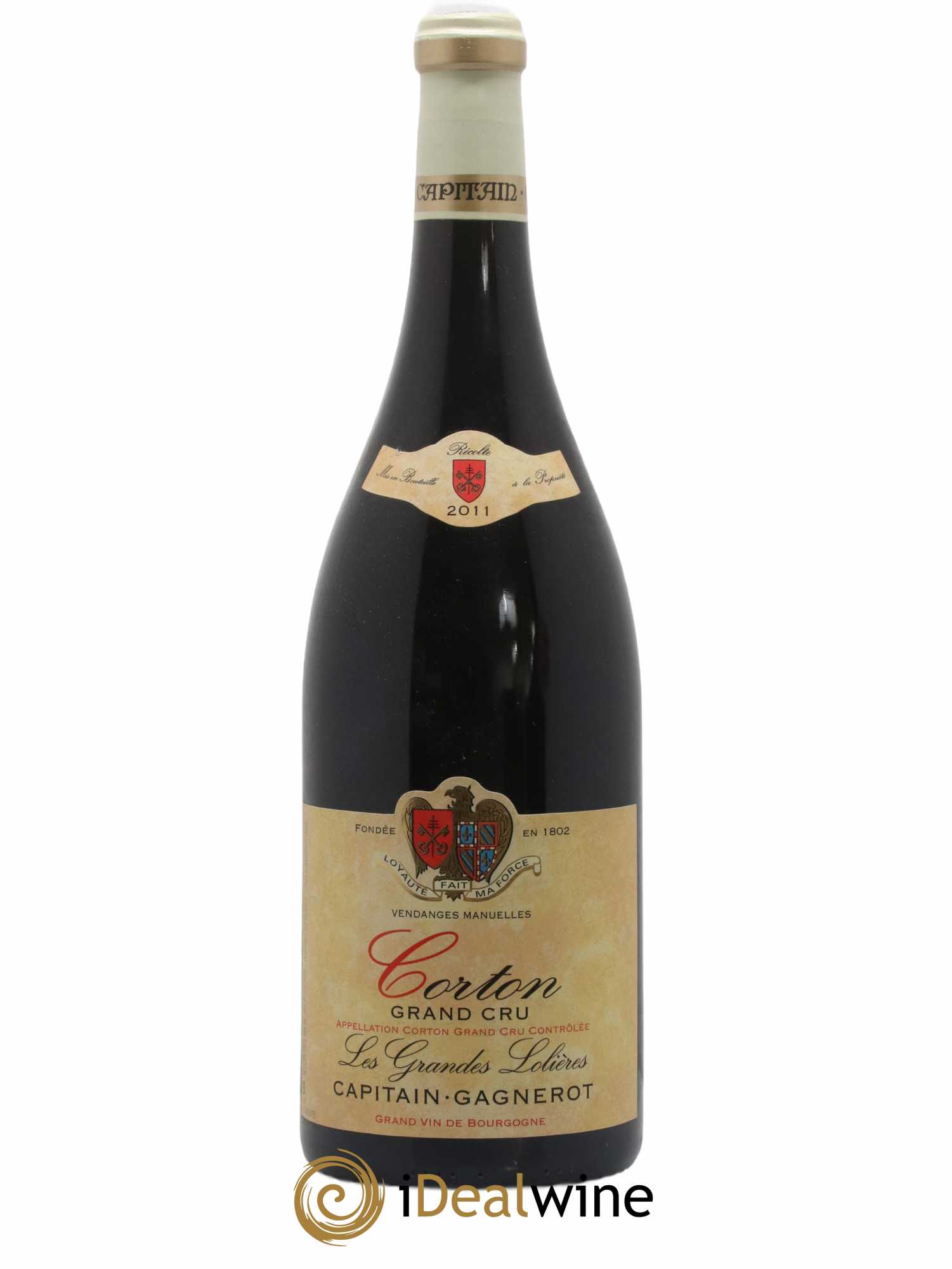 Corton Grand Cru Les Grandes Lolieres Capitain Gagnerot 2011 - Lot de 1 magnum - 0