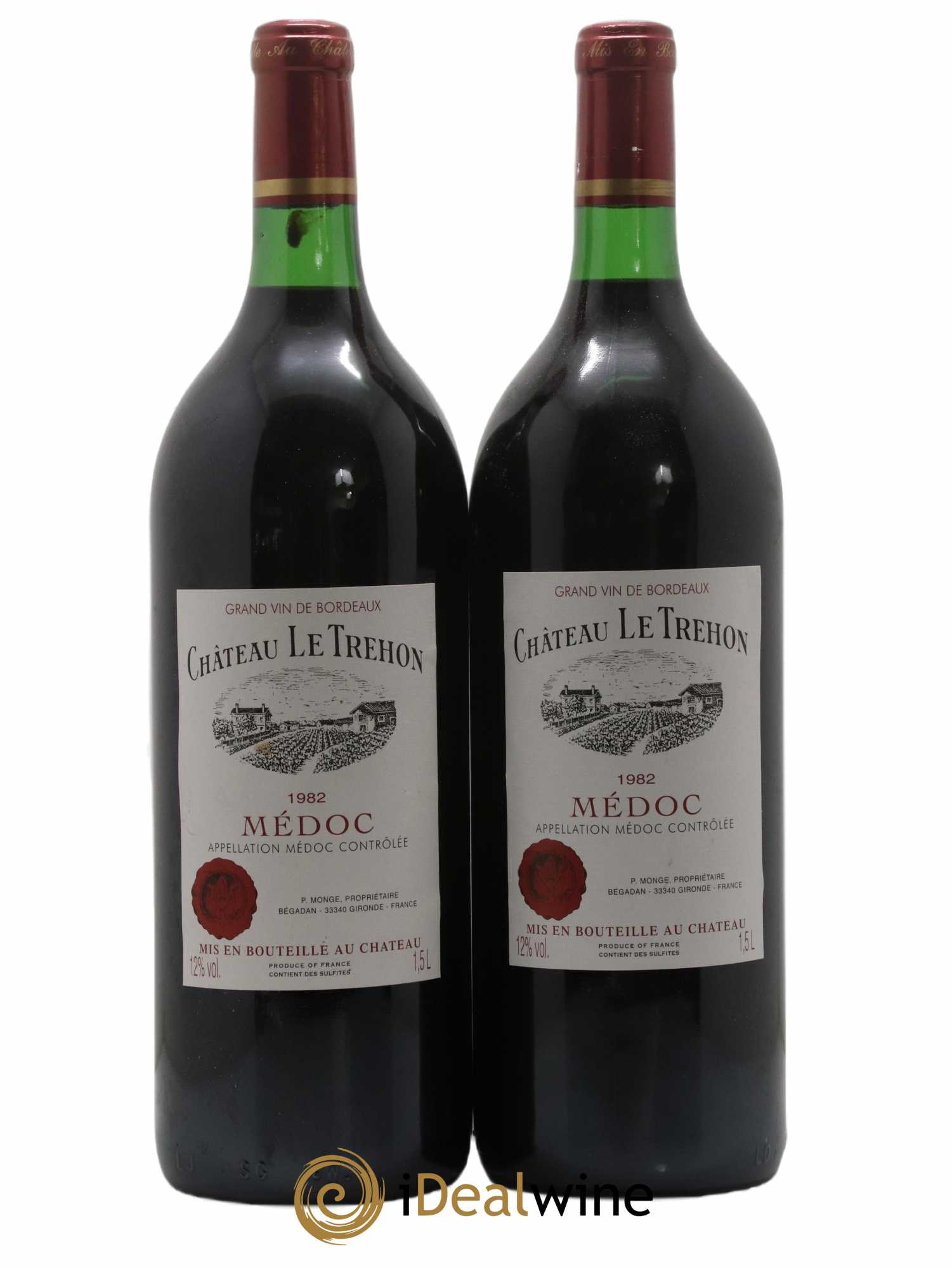 Médoc 1982 - Posten von 2 Magnum - 0