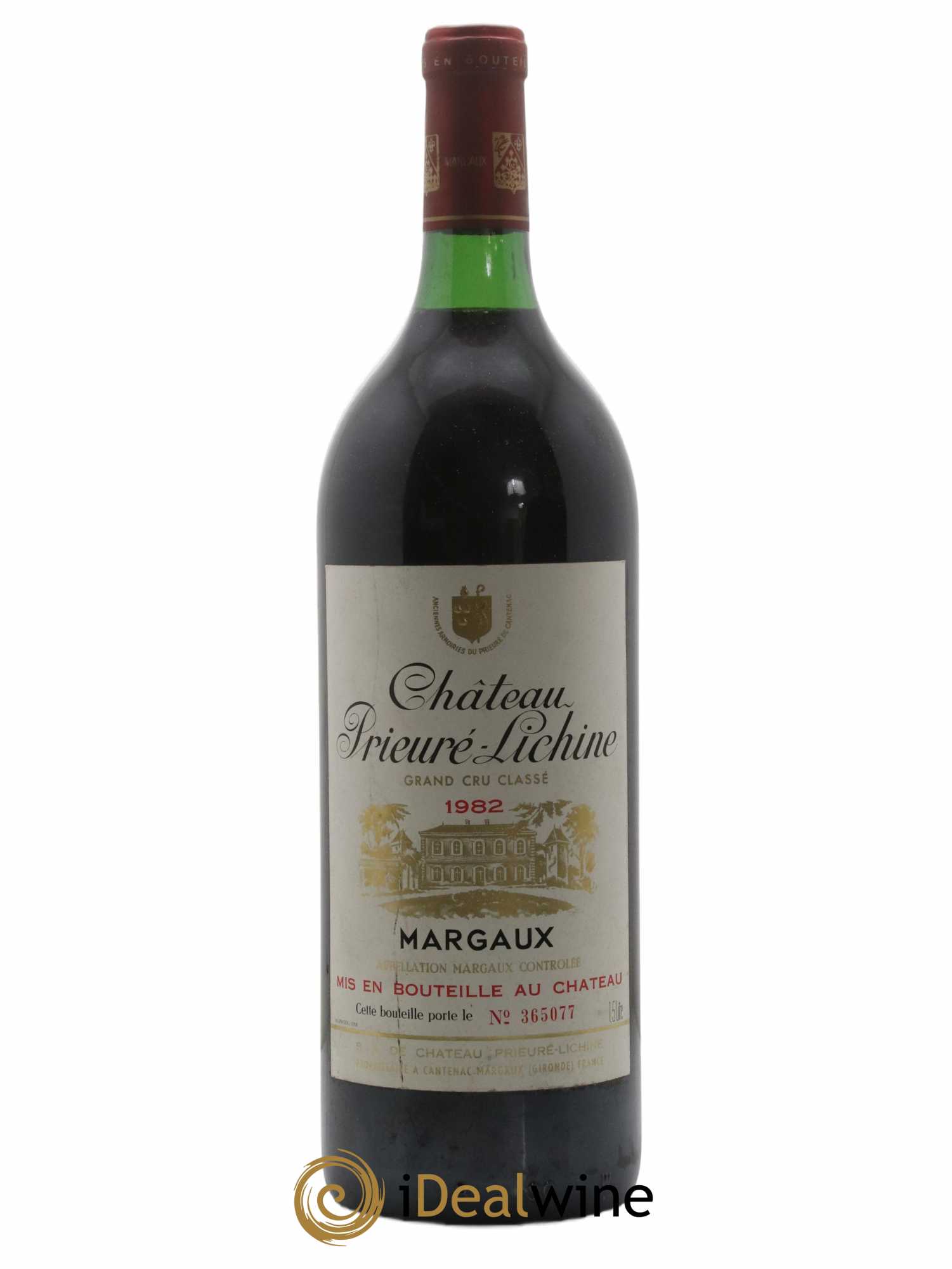 Château Prieuré Lichine 4ème Grand Cru Classé 1982 - Lot de 1 magnum - 0