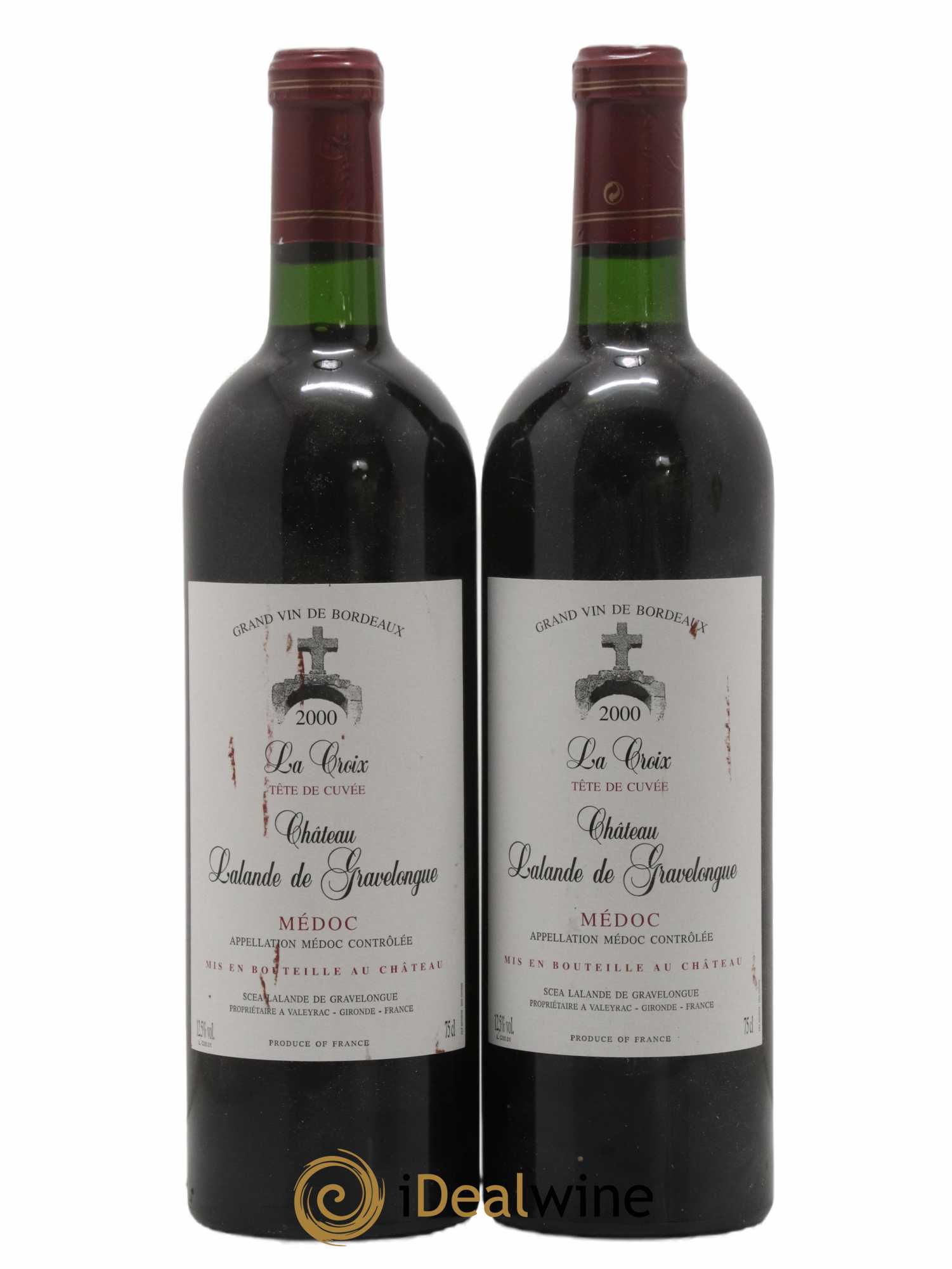 Médoc 2000 - Posten von 2 Flaschen - 0