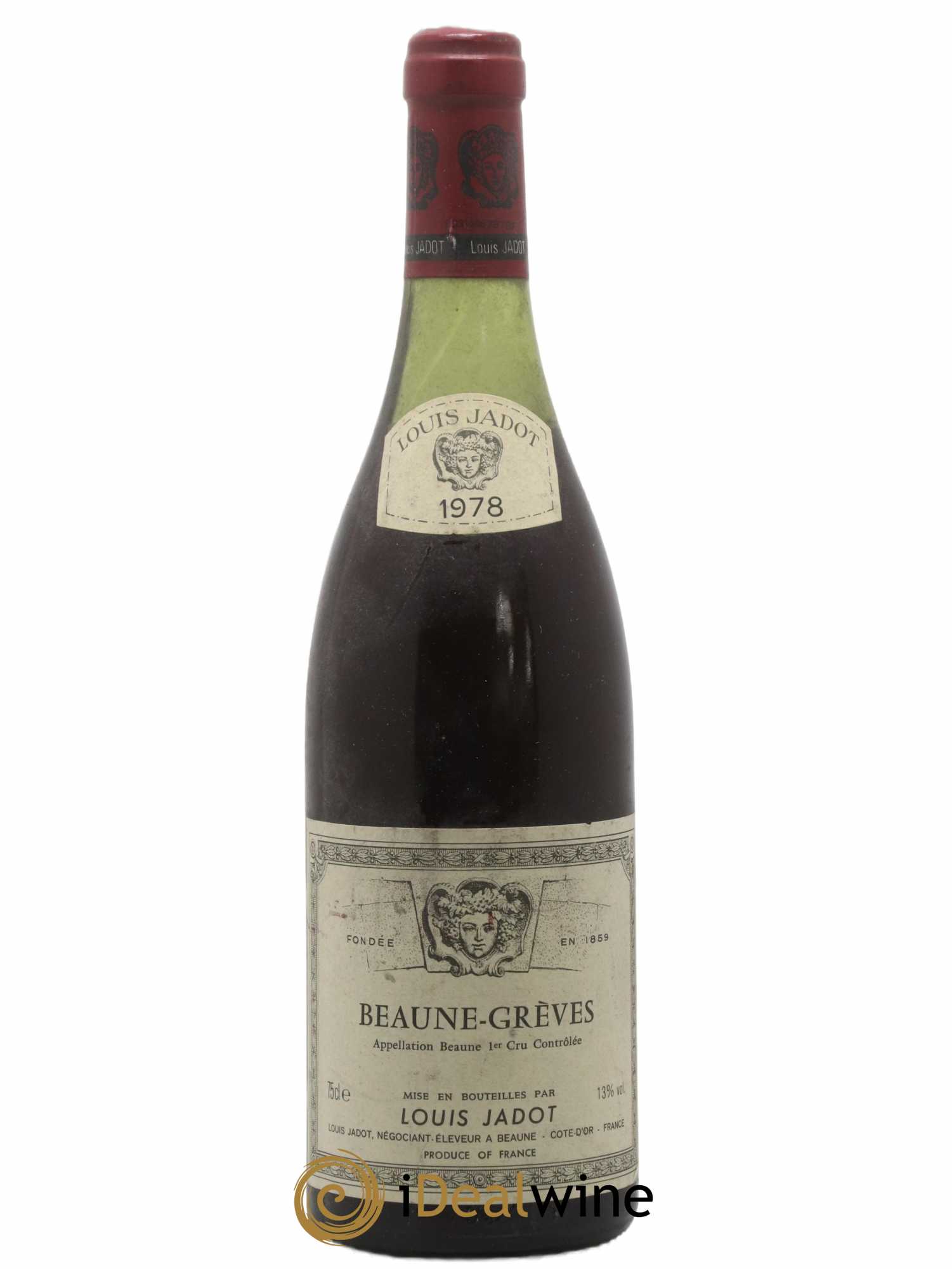 Beaune 1er Cru Grèves Domaine Louis Jadot 1978 - Lot de 1 bouteille - 0