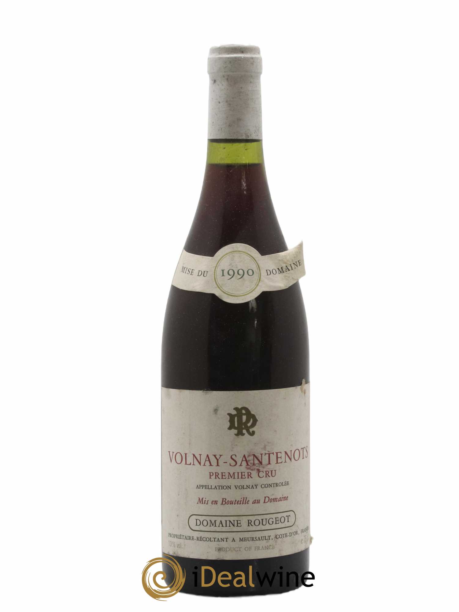 Volnay 1er Cru Les Santenots Marc Rougeot-Dupin 1990 - Lot de 1 bouteille - 0