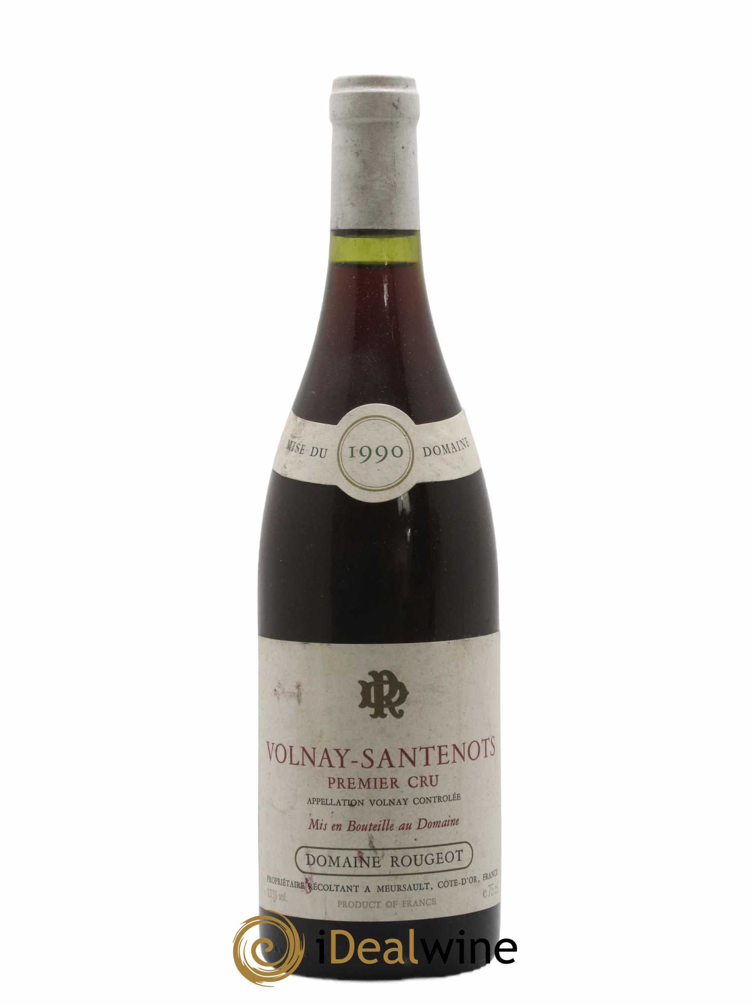 Volnay 1er Cru Les Santenots Marc Rougeot-Dupin 1990 - Lot de 1 bouteille - 0