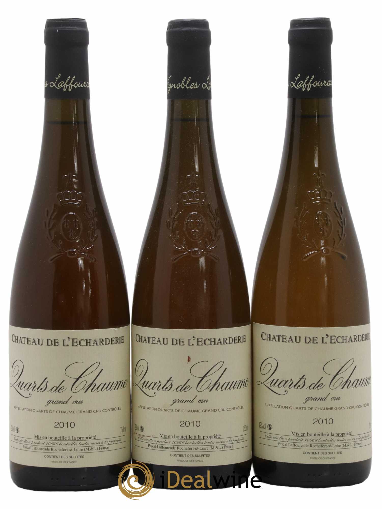 Quarts de Chaume Château L'Echarderie 2010 - Lot de 3 bouteilles - 0