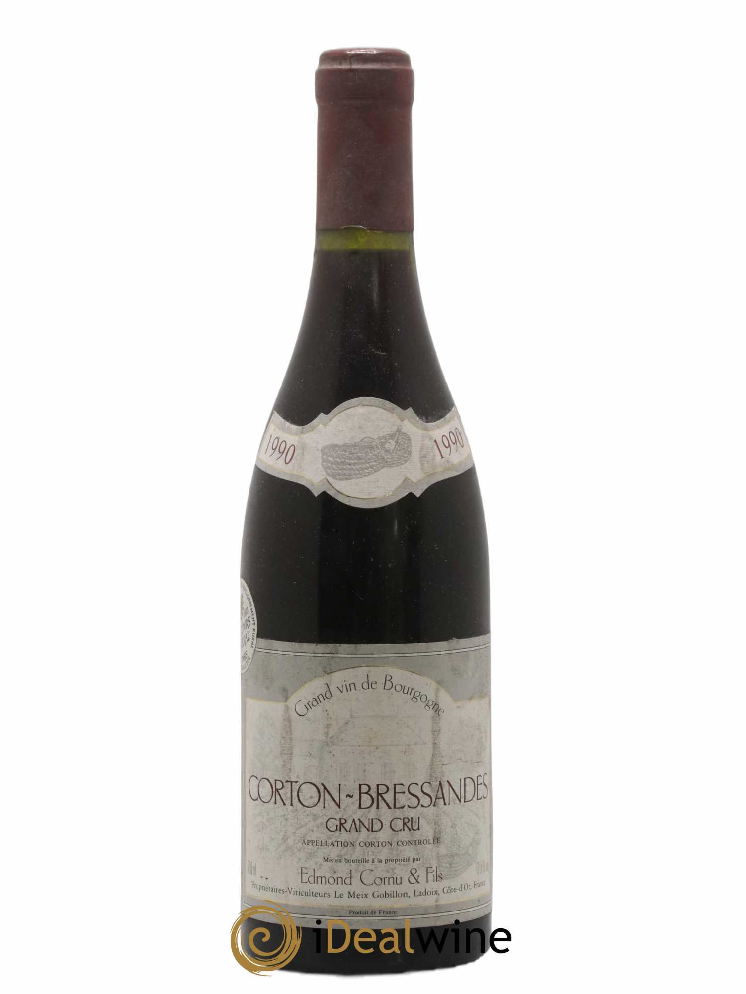 Corton Grand Cru Bressandes Edmond Cornu et Fils 1990 - Lot de 1 bouteille - 0