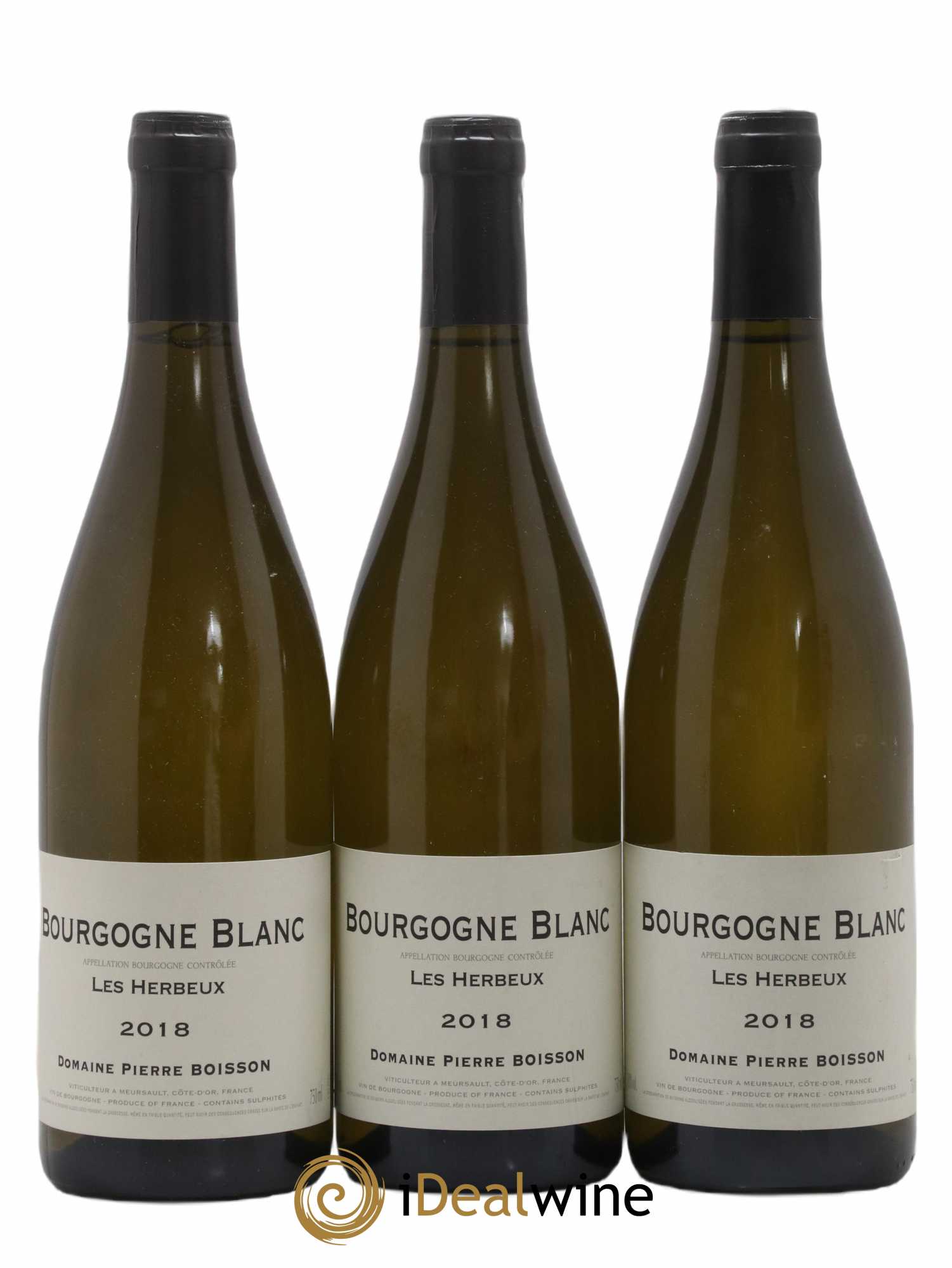 Bourgogne Les Herbeux Pierre Boisson 2018 - Lot de 3 bouteilles - 0