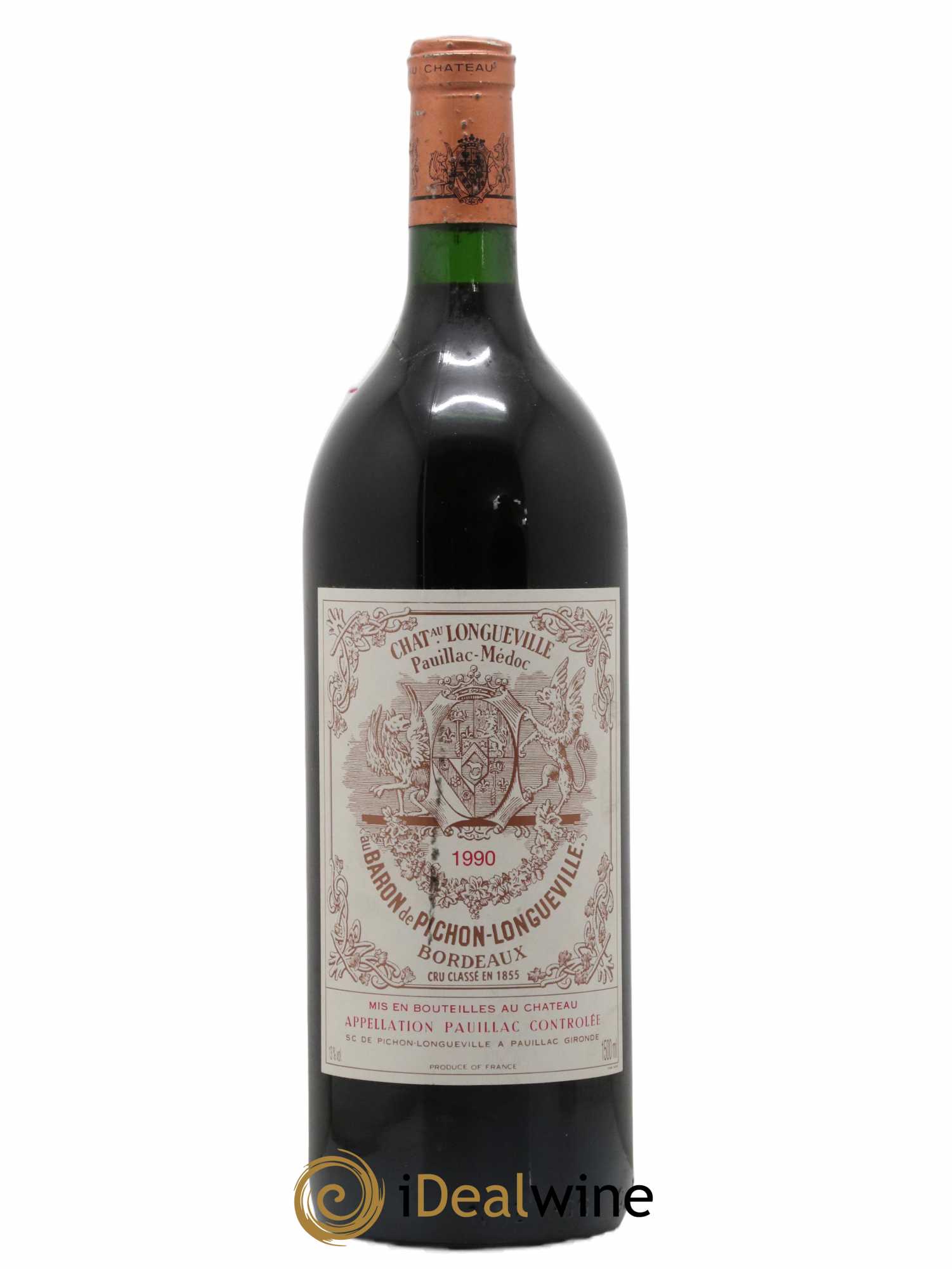 Pichon Longueville Baron 2ème Grand Cru Classé 1990 - Lot de 1 magnum - 0
