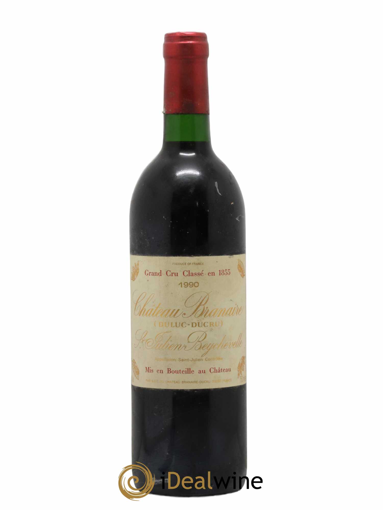 Château Branaire Ducru 4ème Grand Cru Classé 1990 - Lot de 1 bouteille - 0