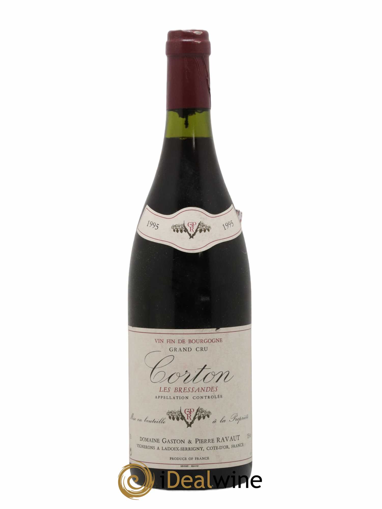 Corton Grand Cru Les Bressandes Gaston Et Pierre Ravaut 1995 - Lot de 1 bouteille - 0