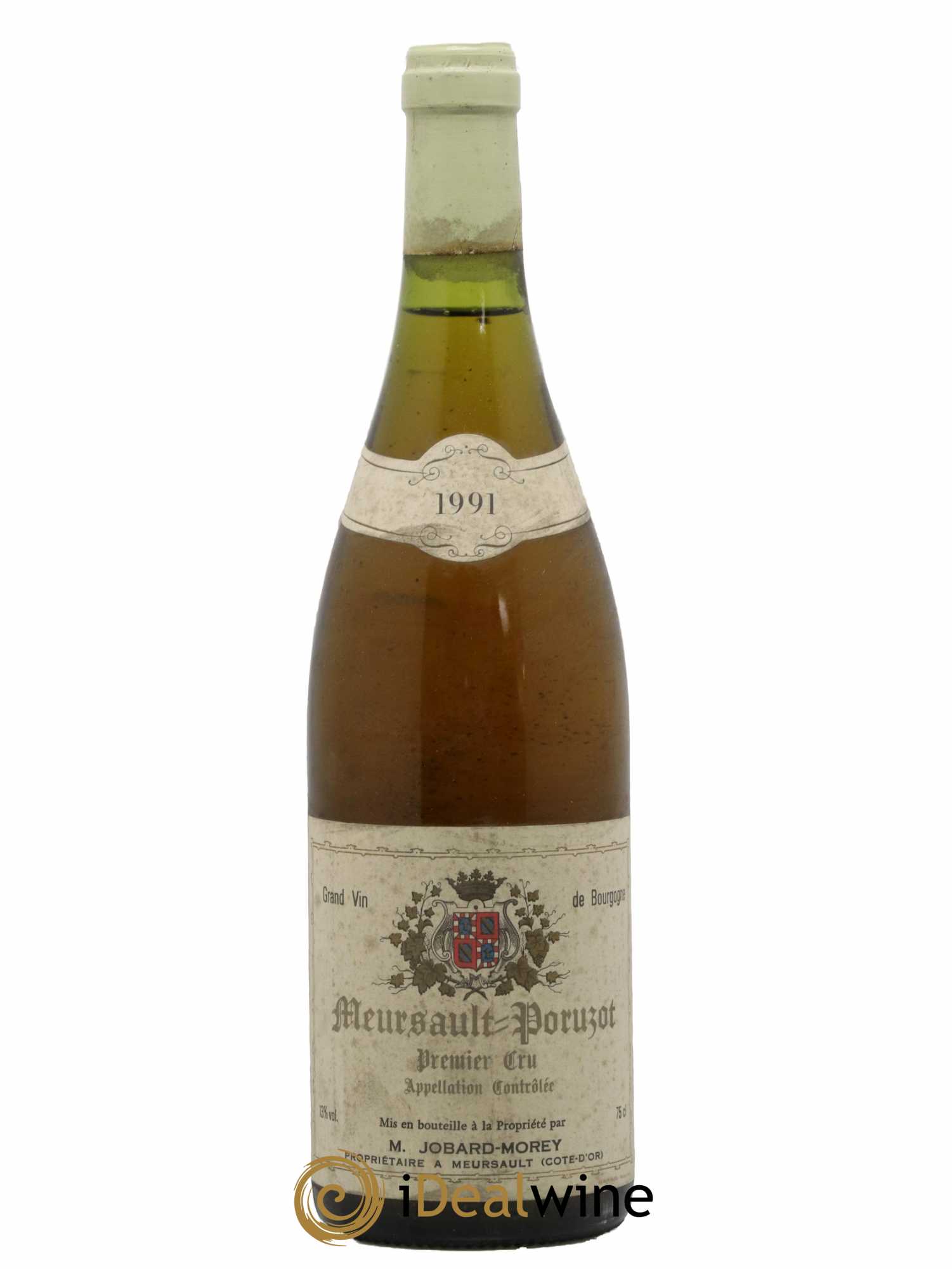 Meursault 1er Cru Poruzot Domaine Jobard Morey 1991 - Lot de 1 bouteille - 0