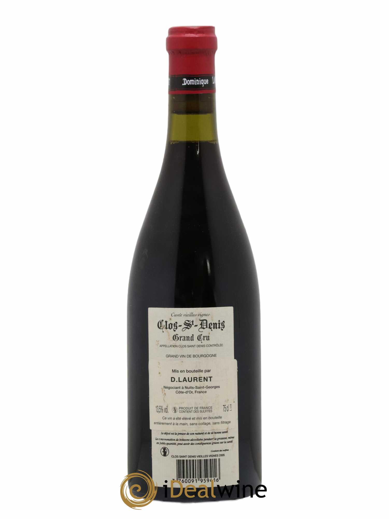 Clos Saint-Denis Grand Cru Dominique Laurent 2005 - Lot de 1 bouteille - 1