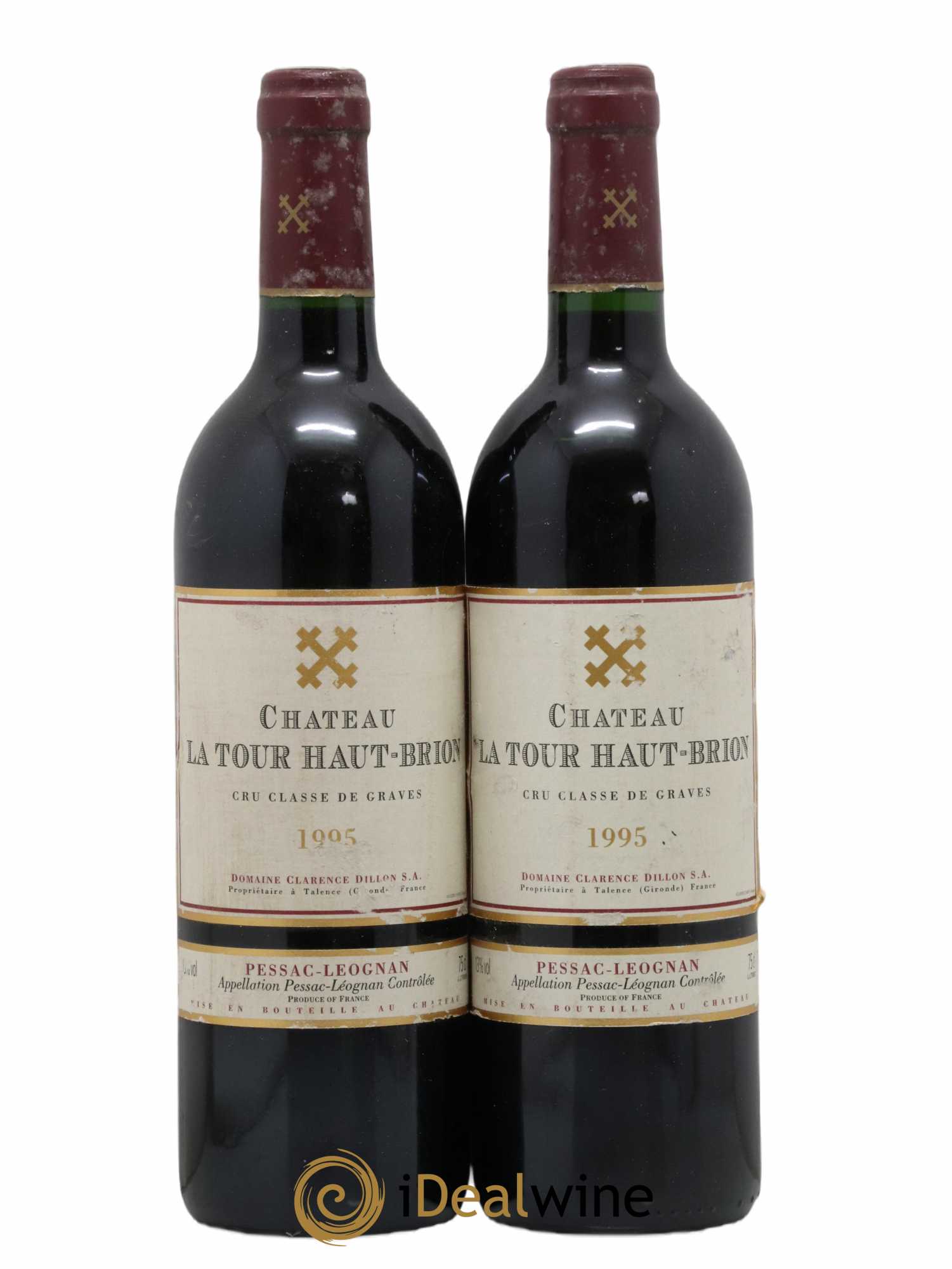 Château la Tour Haut-Brion Cru Classé de Graves 1995 - Posten von 2 Flaschen - 0