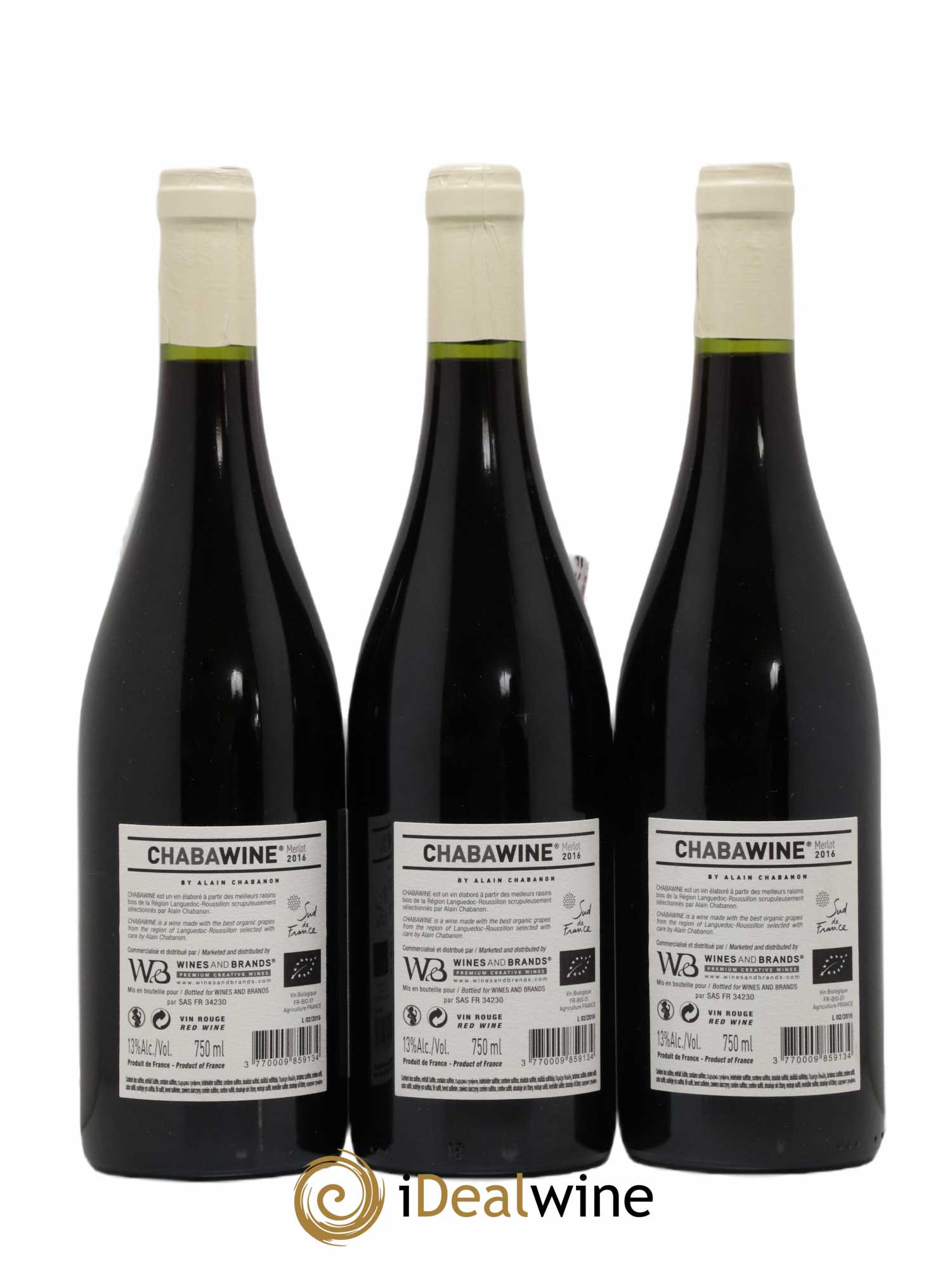 Vin de France Chabawines Alain Chabanon (senza prezzo di riserva) 2016 - Lotto di 6 bottiglie - 4