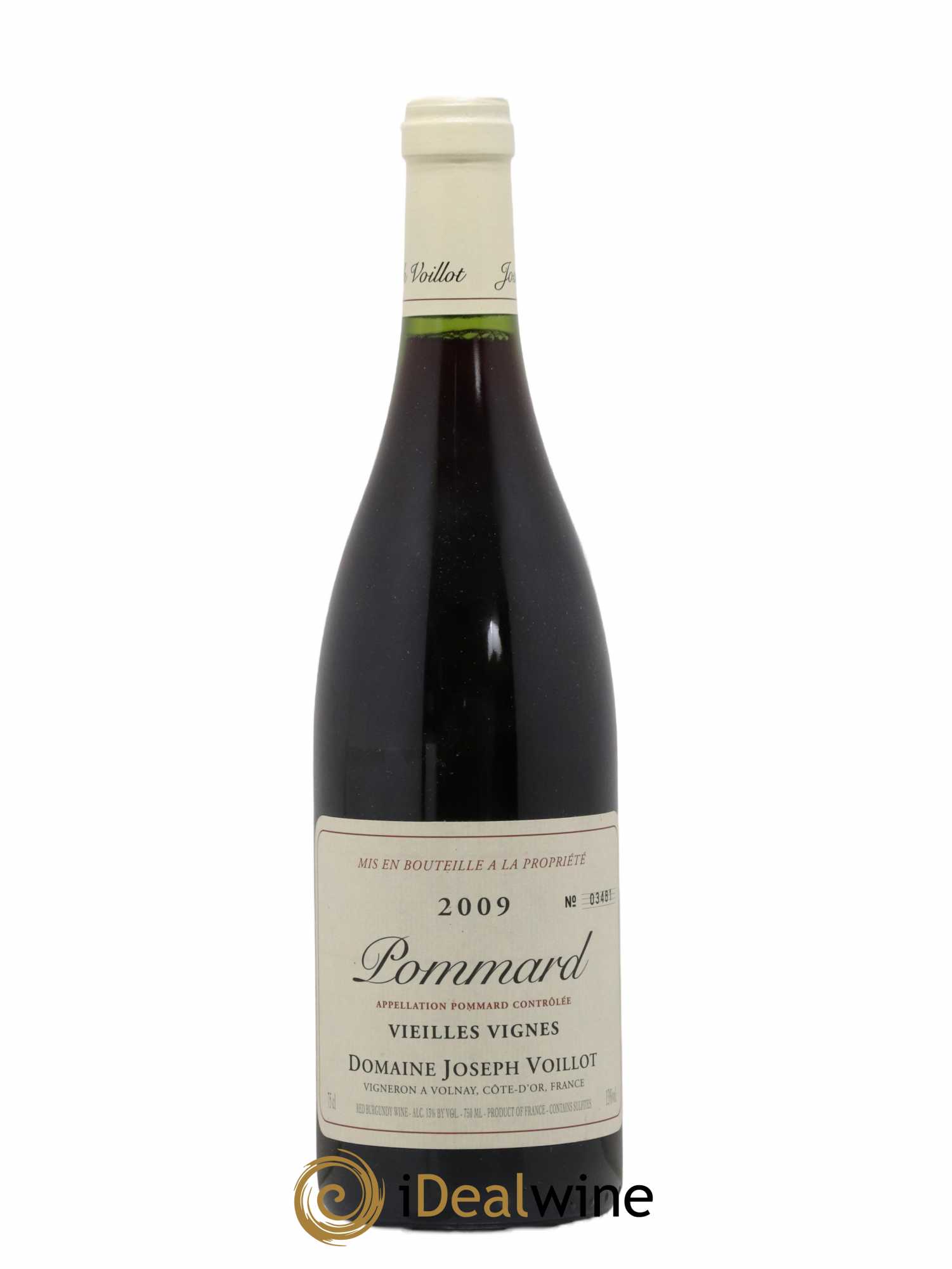 Pommard Vieilles Vignes Joseph Voillot (Domaine) 2009 - Lot de 1 bouteille - 0