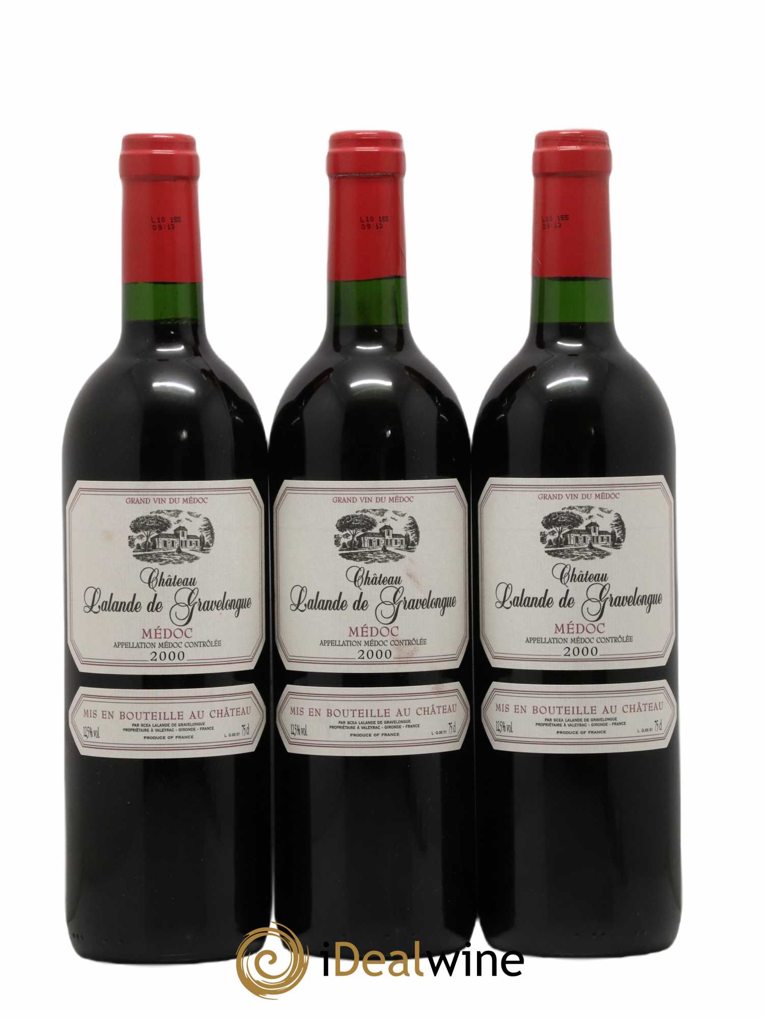 Médoc Château Lalande De Gravelongue (sans prix de réserve) 2000 - Lot de 6 bouteilles - 2