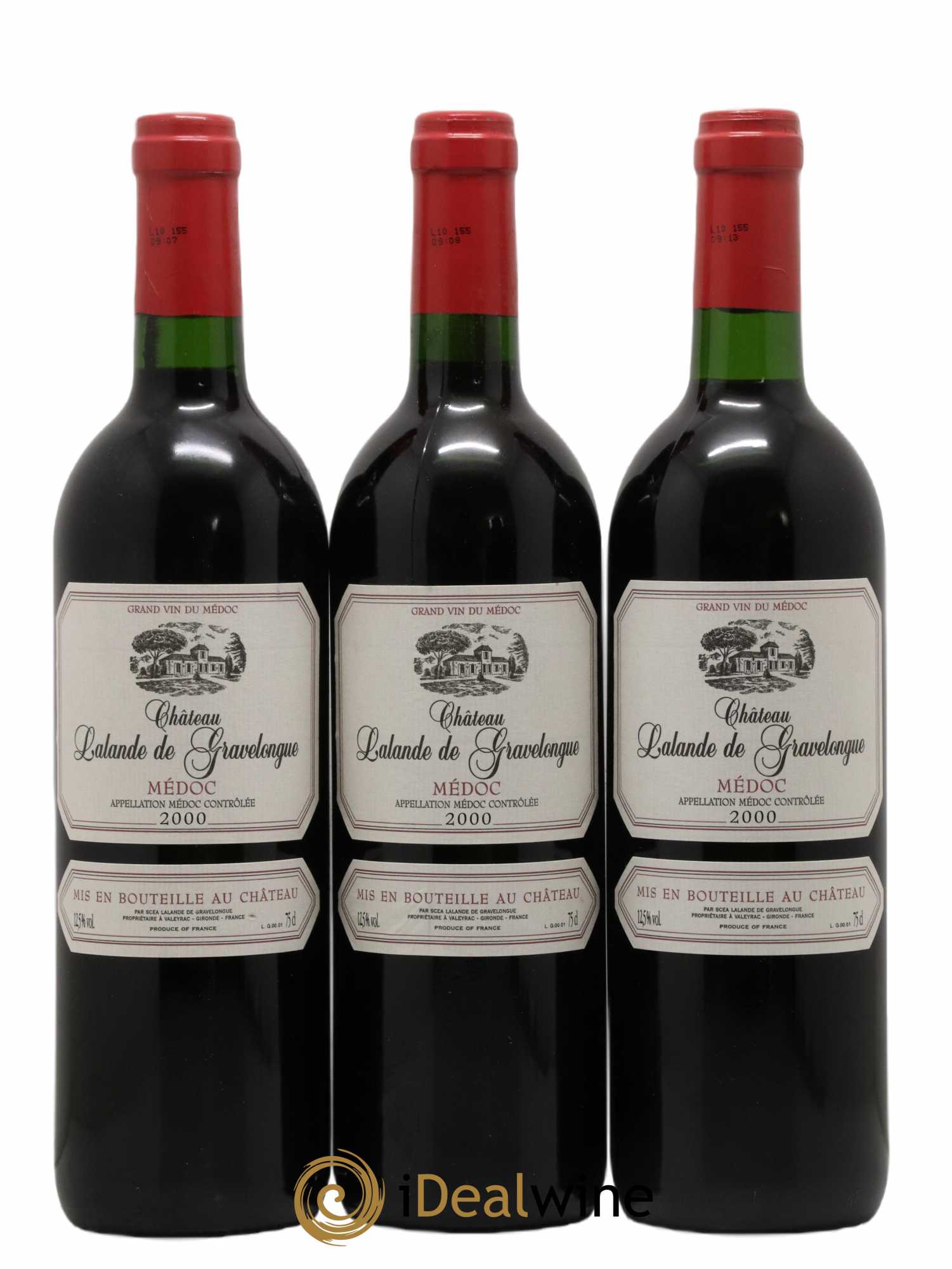 Médoc Château Lalande De Gravelongue (sans prix de réserve) 2000 - Lot de 6 bouteilles - 2