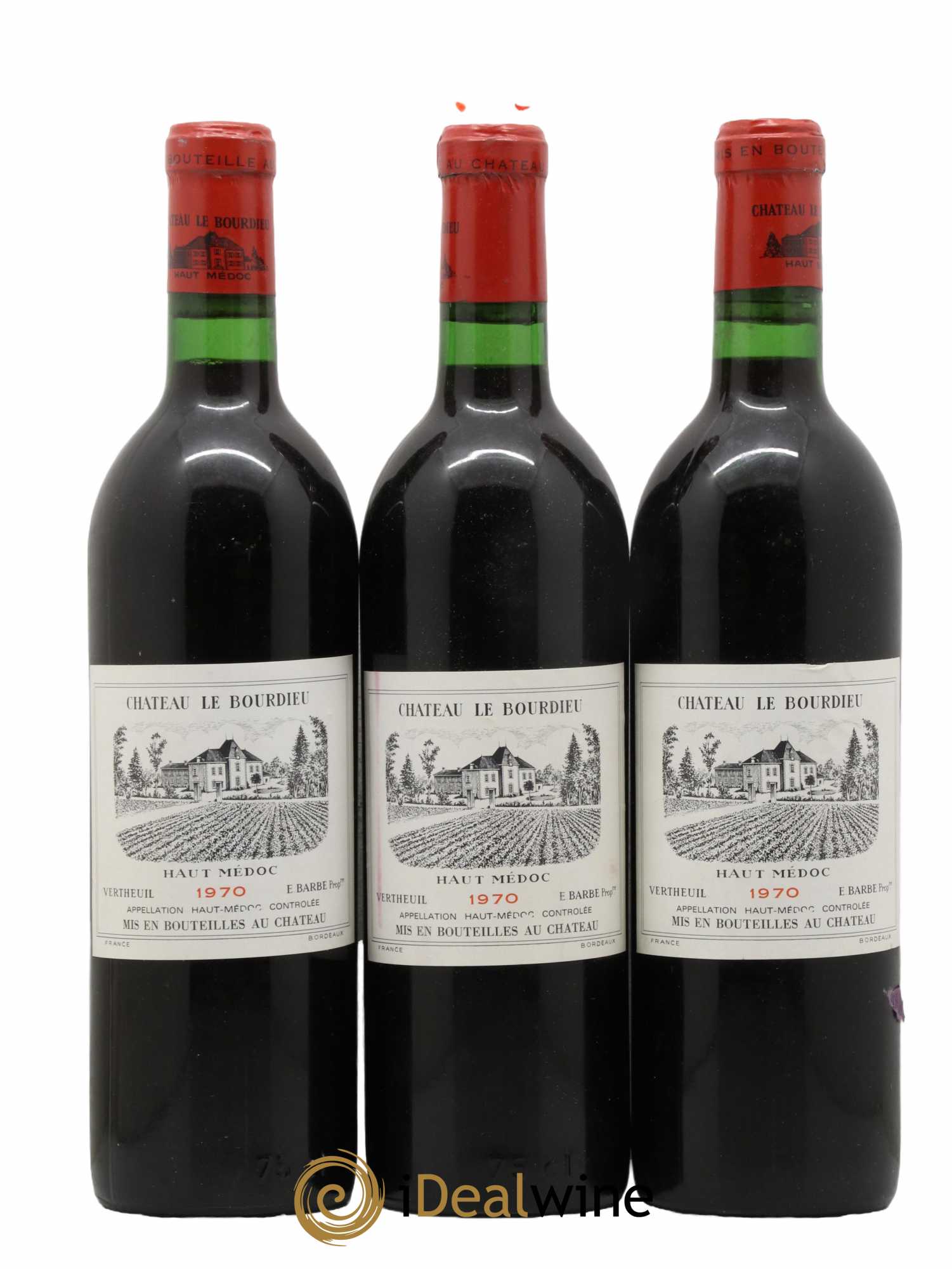 Château le Bourdieu Cru Bourgeois 1970 - Lot de 6 bouteilles - 2
