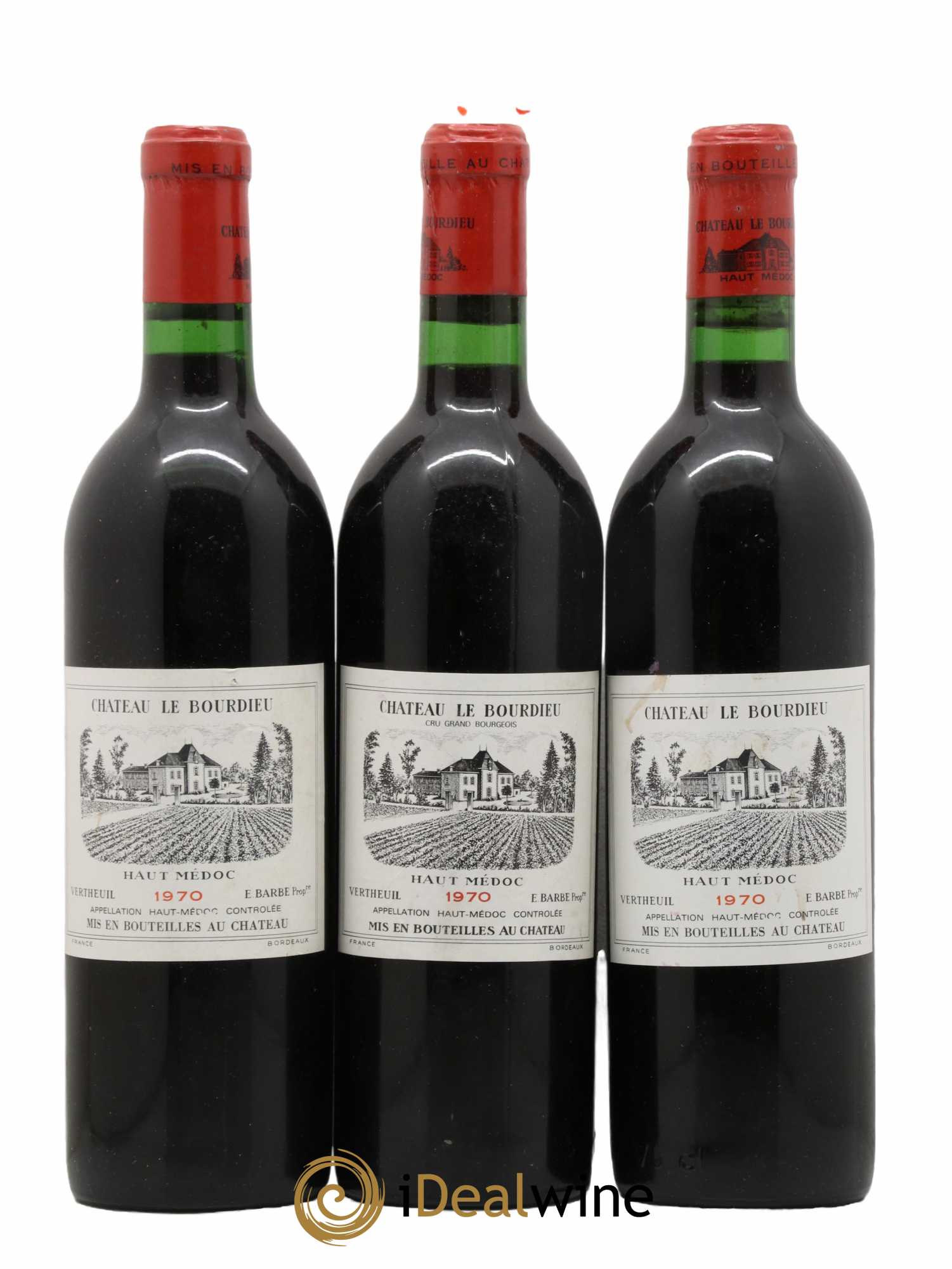 Château le Bourdieu Cru Bourgeois 1970 - Lot de 6 bouteilles - 2