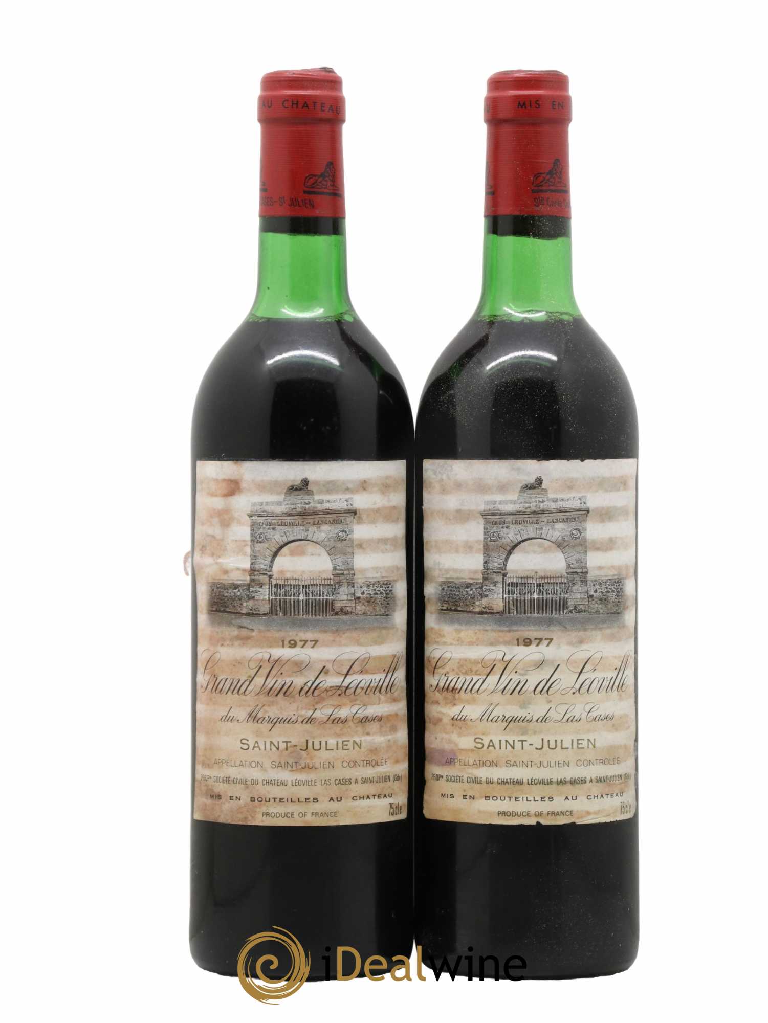 Château Léoville Las Cases 2ème Grand Cru Classé 1977 - Lot de 2 bouteilles - 0