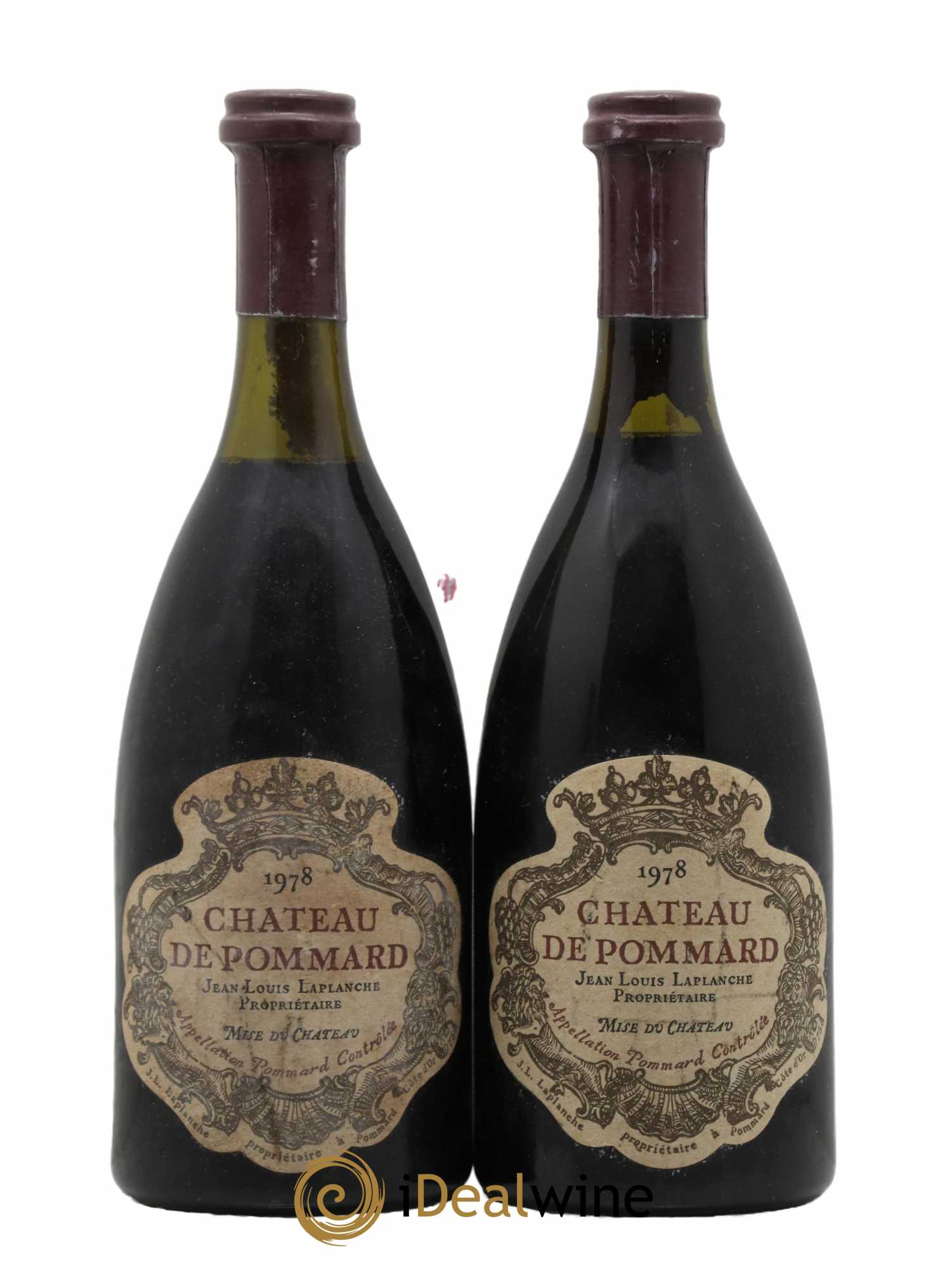 Pommard Château de Pommard 1978 - Lot de 2 bouteilles - 0