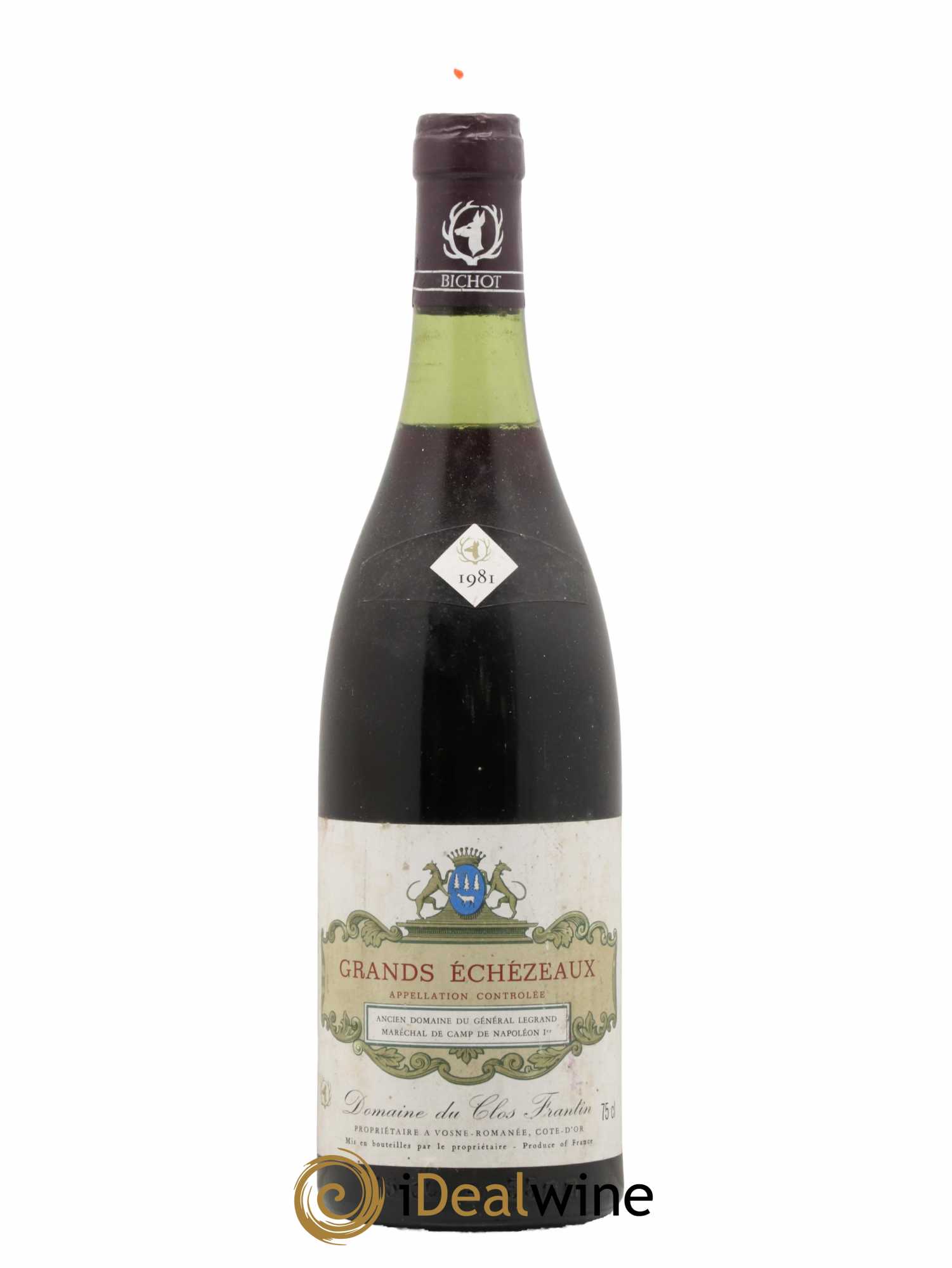 Grands-Echezeaux Grand Cru Clos Frantin - Albert Bichot 1981 - Lot de 1 bouteille - 0